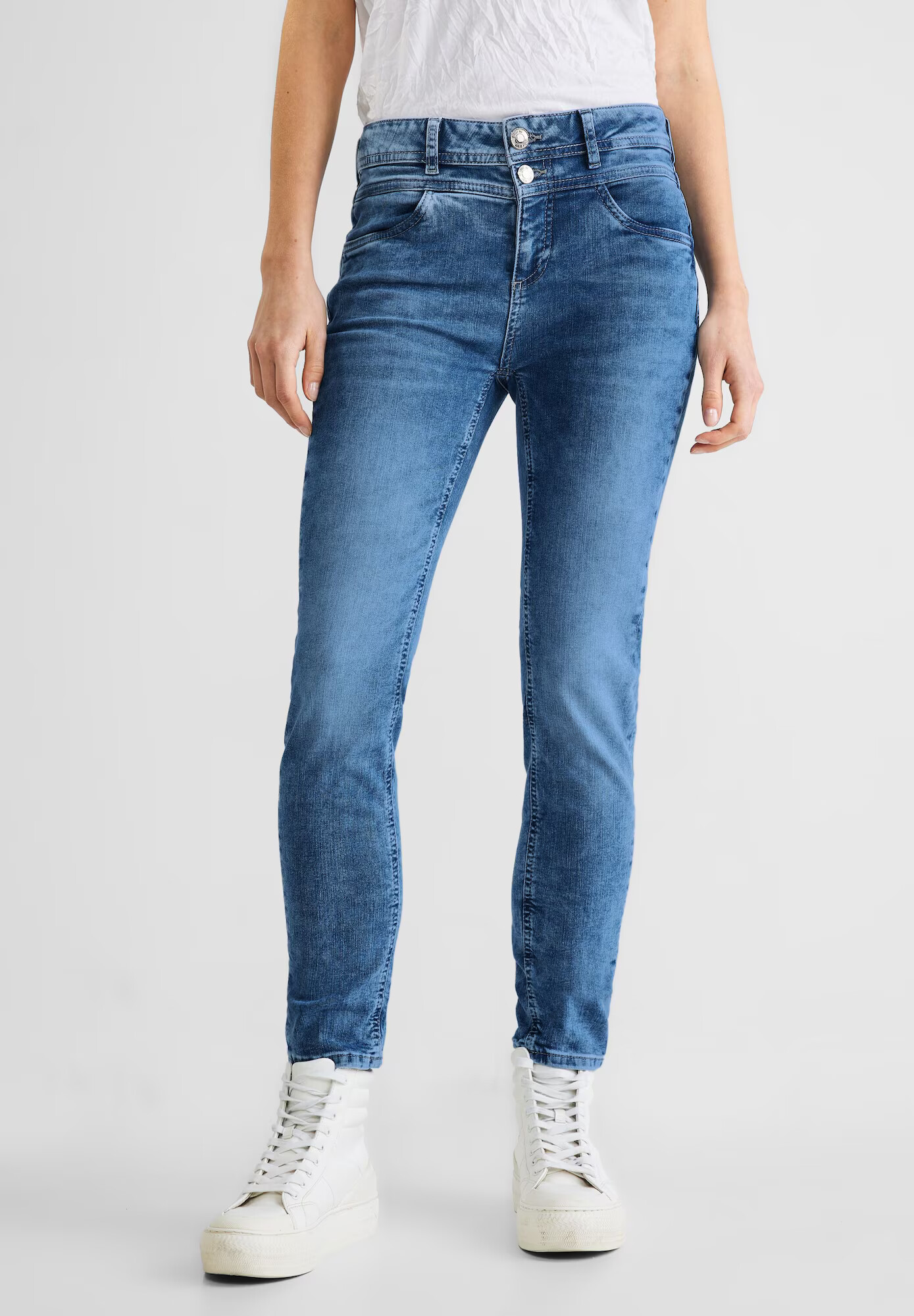 STREET ONE Jeans 'York' albastru denim - Pled.ro