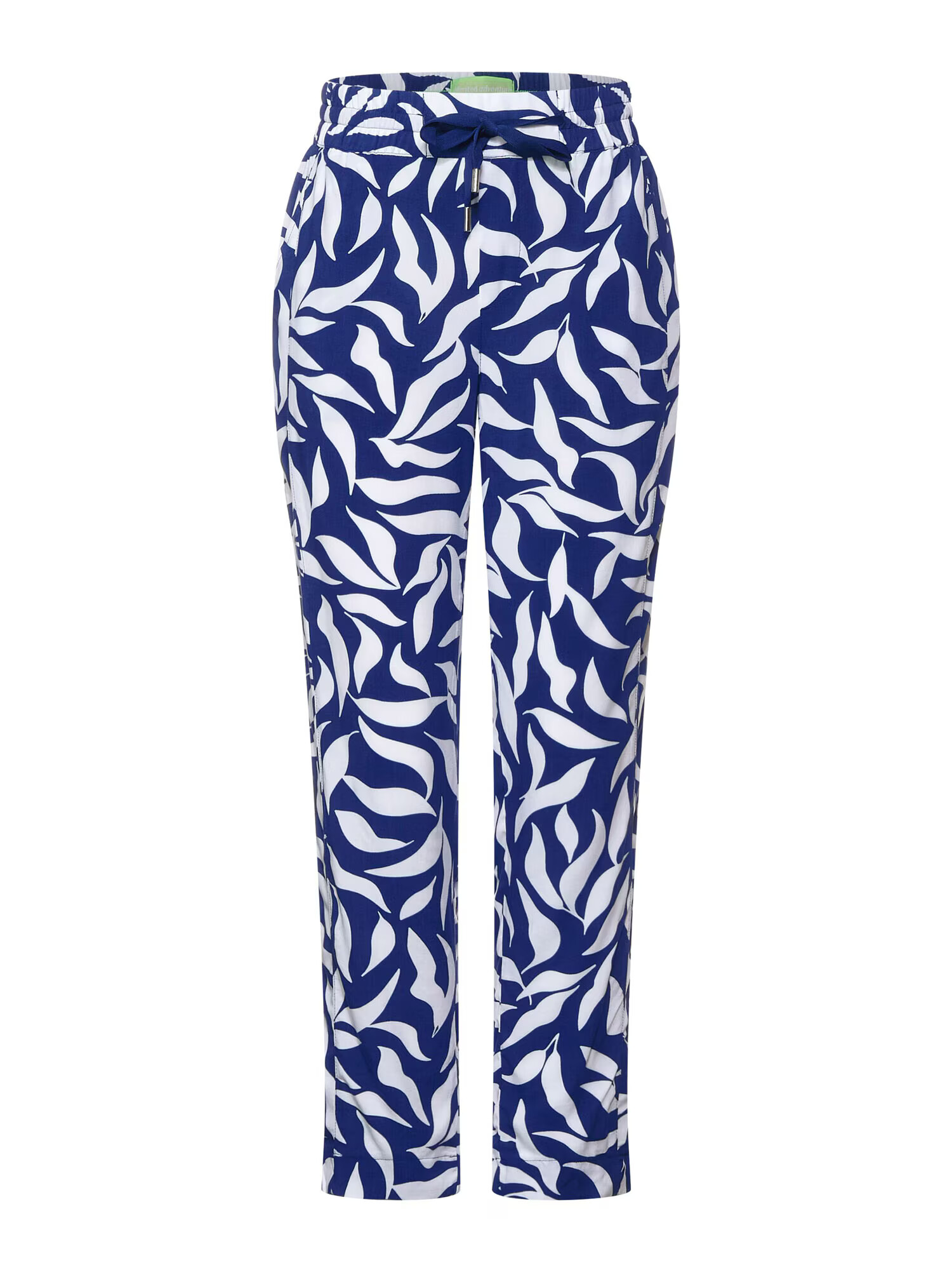 STREET ONE Pantaloni bleumarin / alb - Pled.ro