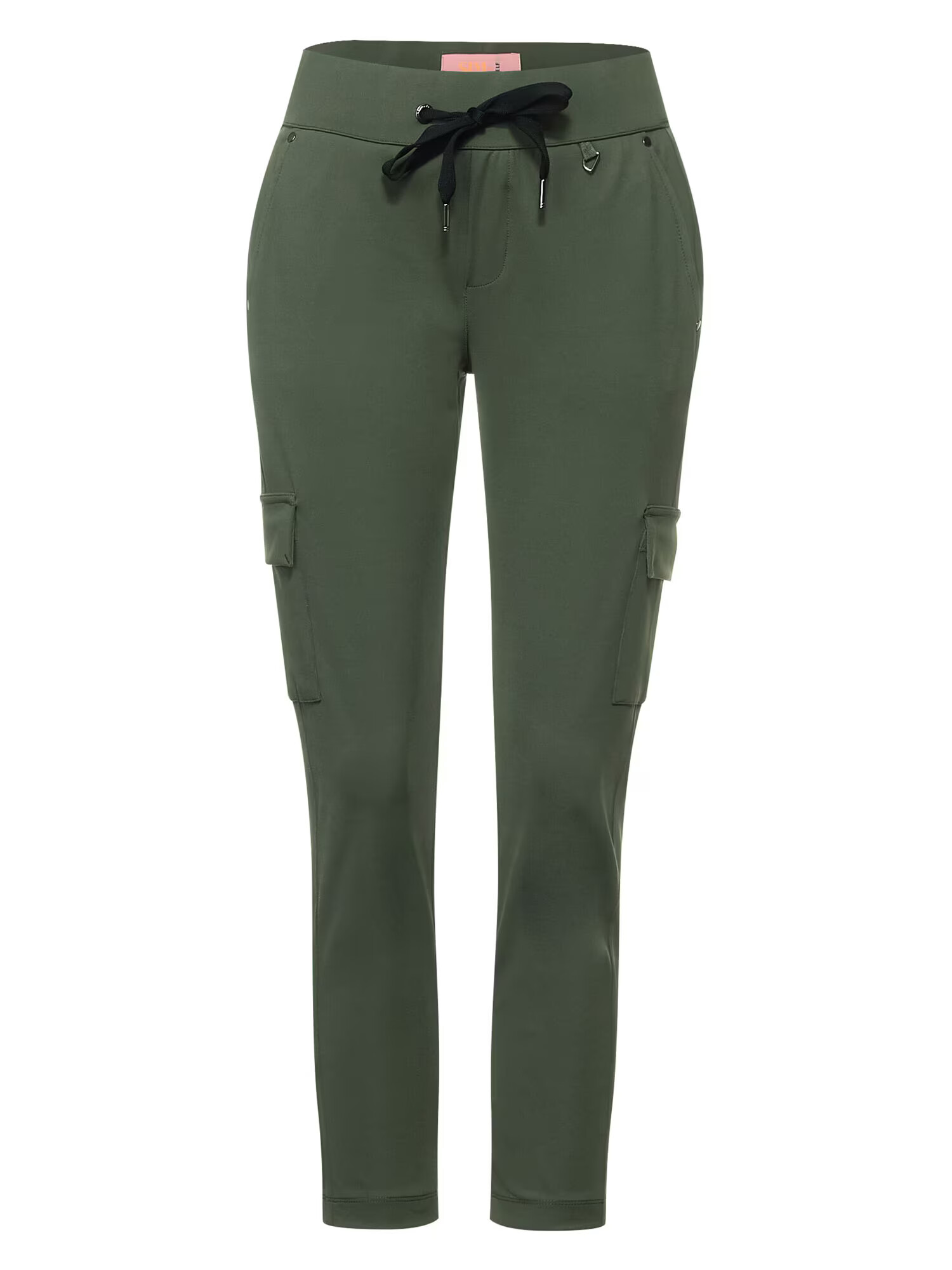 STREET ONE Pantaloni cu buzunare 'Bonny' verde închis - Pled.ro