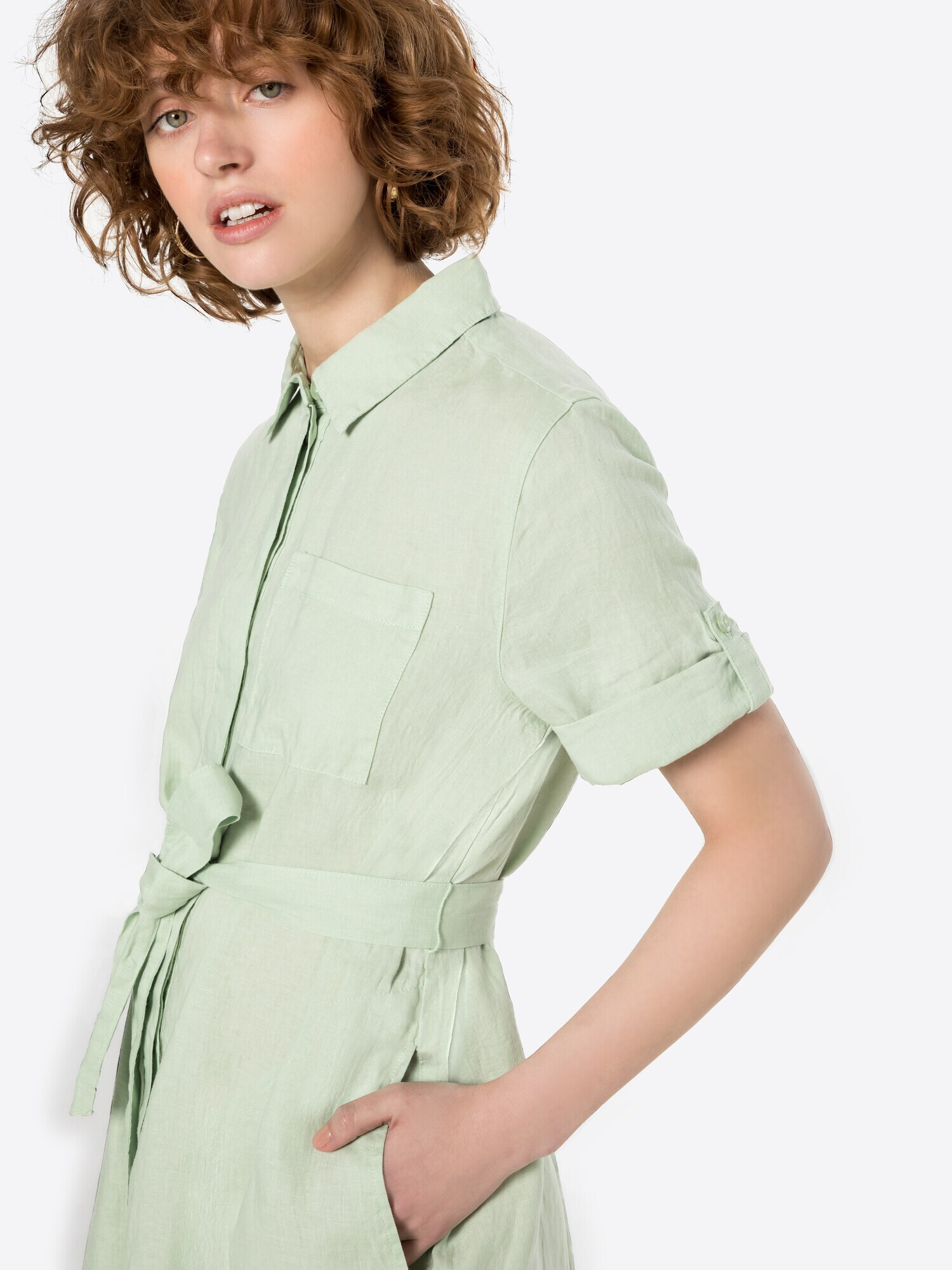 STREET ONE Rochie tip bluză verde pastel - Pled.ro