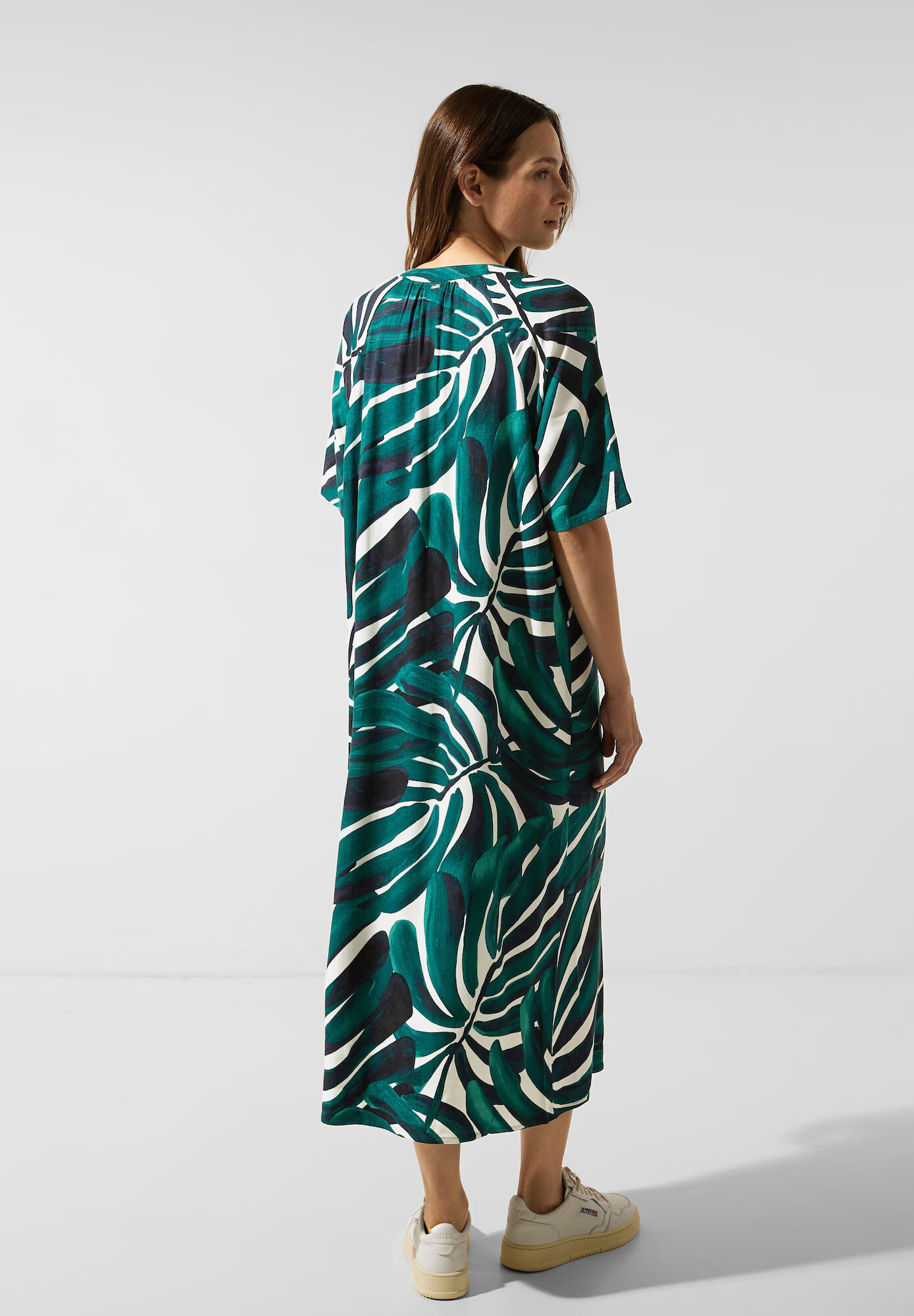 STREET ONE Rochie verde / alb - Pled.ro