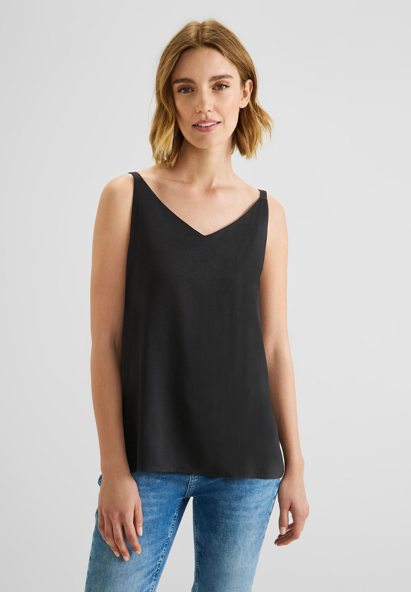 STREET ONE Top negru - Pled.ro