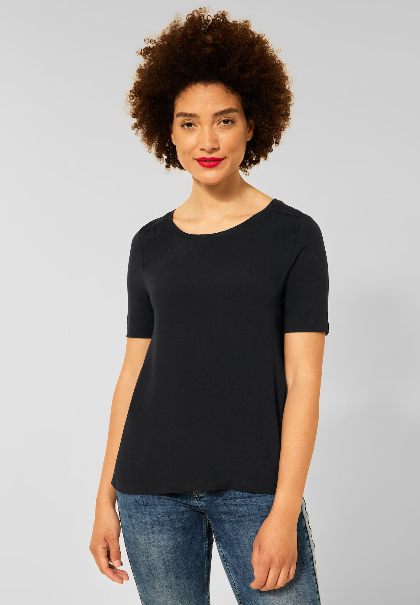 STREET ONE Tricou negru - Pled.ro