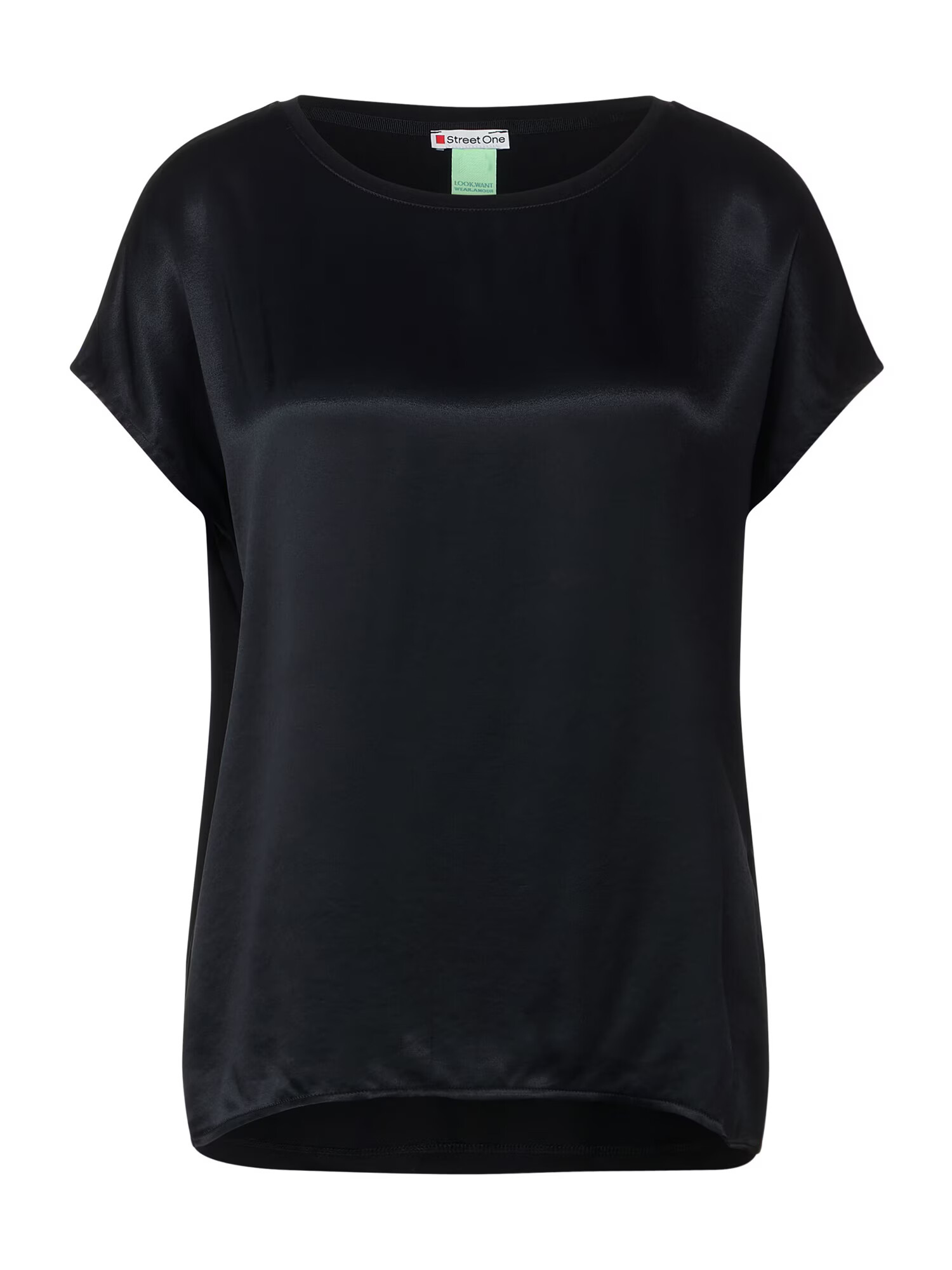 STREET ONE Tricou negru - Pled.ro