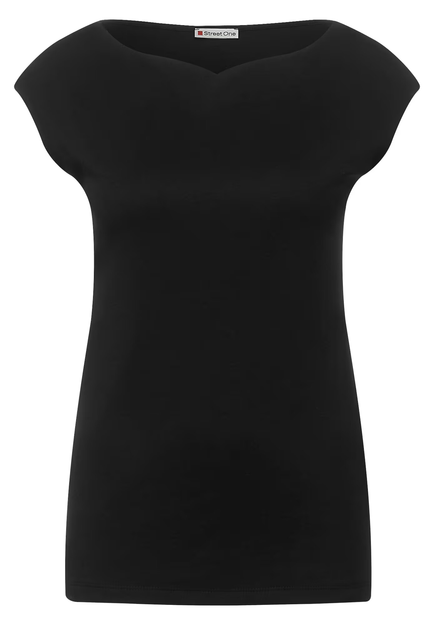 STREET ONE Tricou negru - Pled.ro