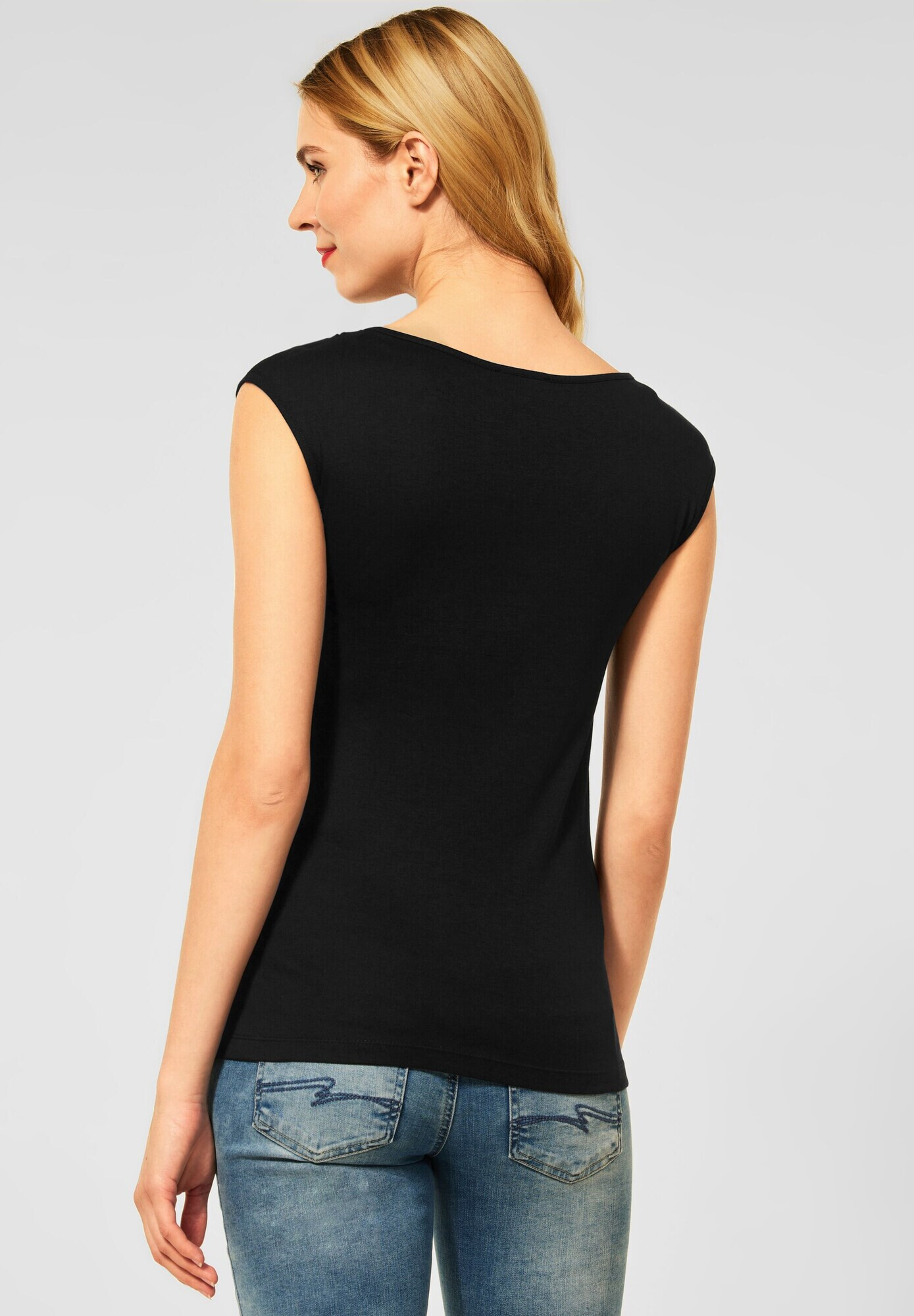 STREET ONE Tricou negru - Pled.ro