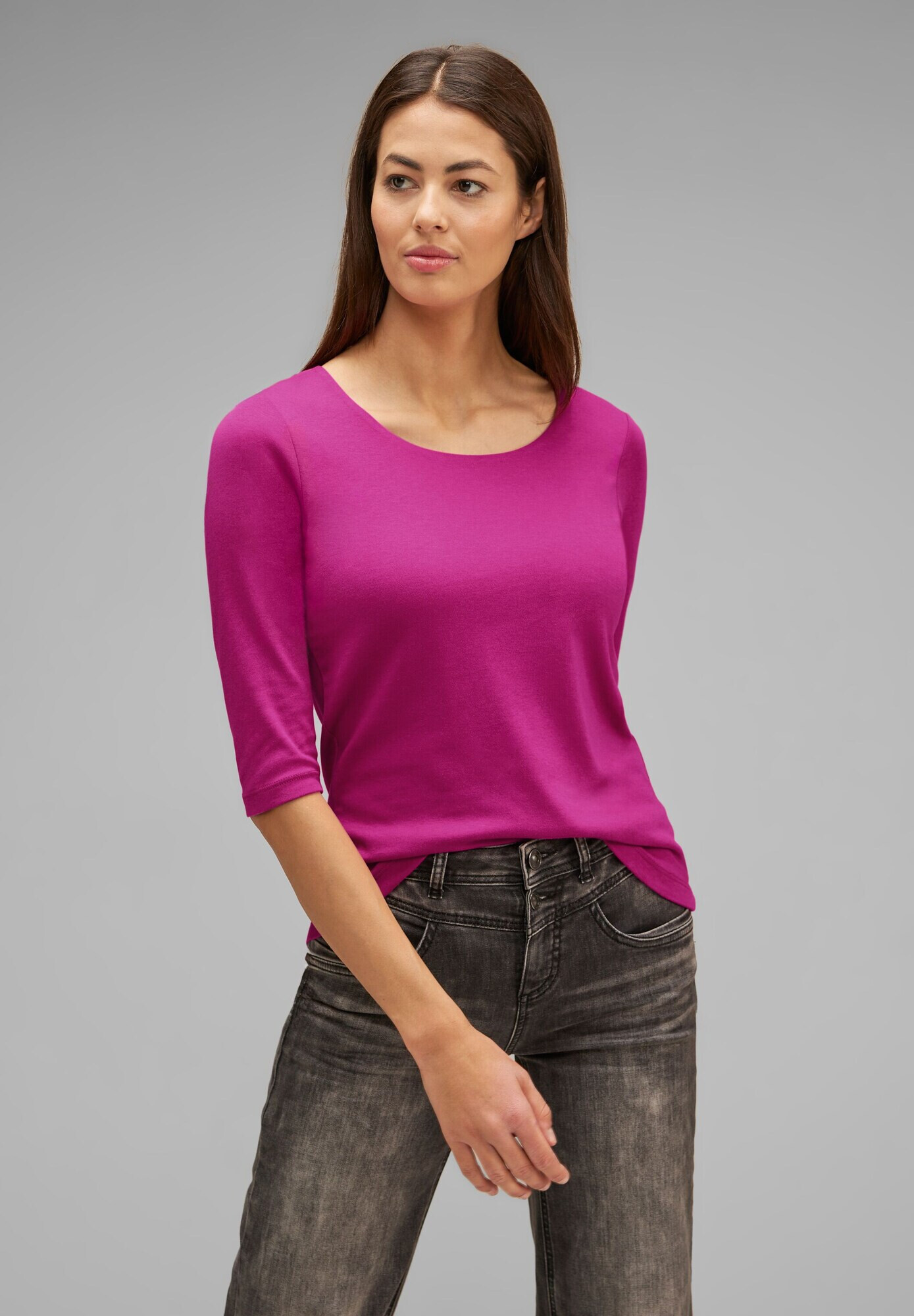 STREET ONE Tricou 'Pania' fucsia - Pled.ro