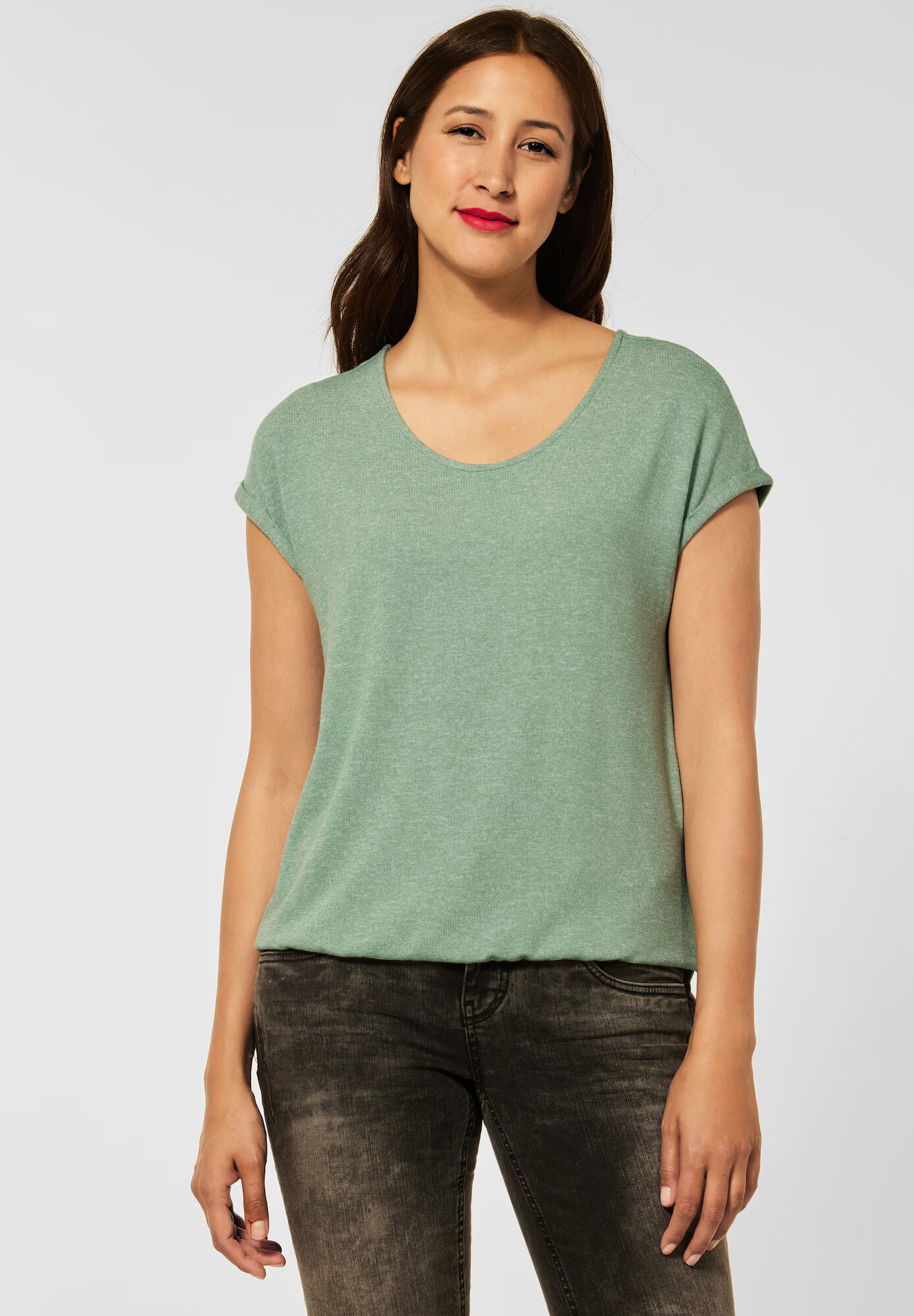 STREET ONE Tricou verde deschis - Pled.ro