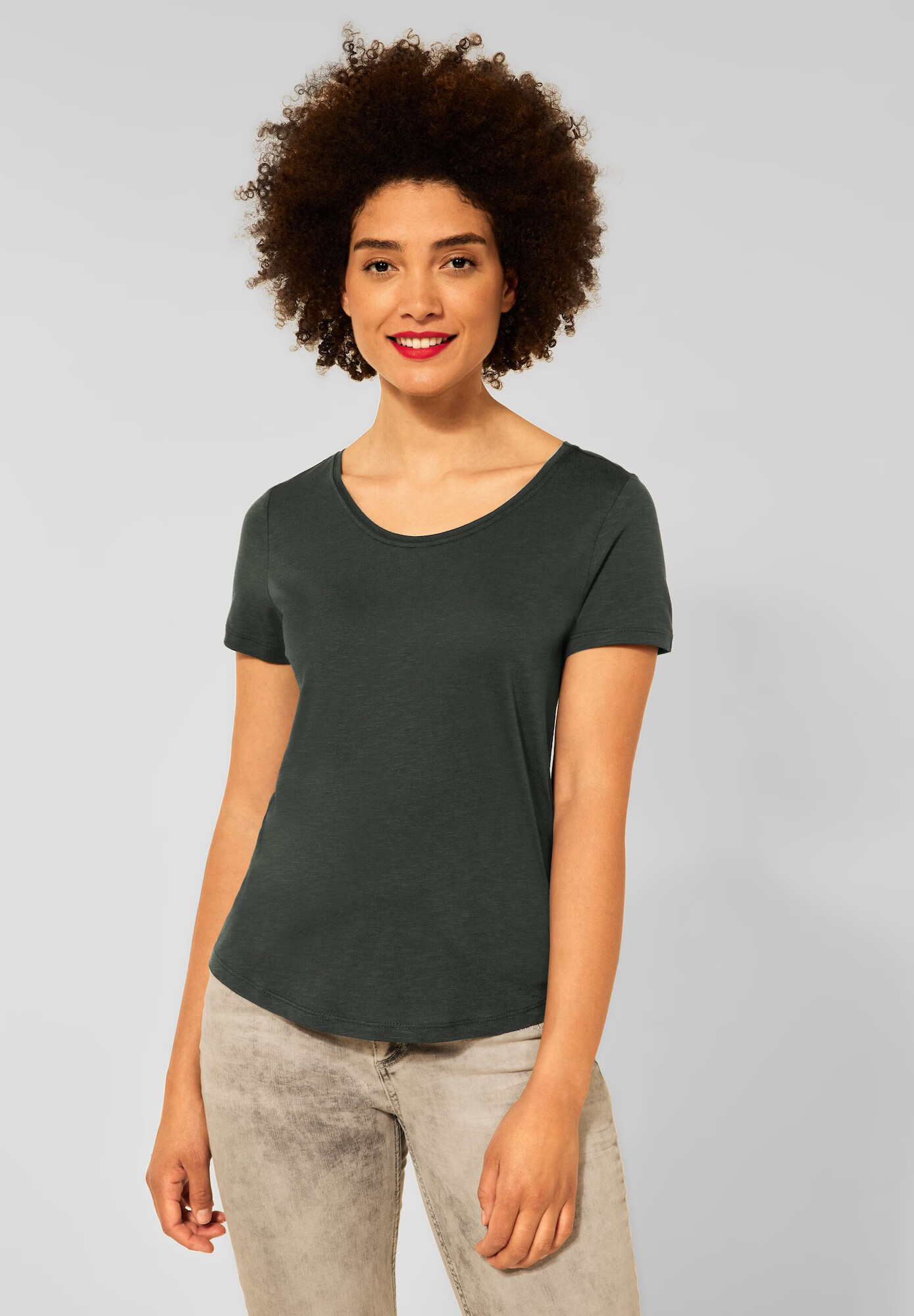 STREET ONE Tricou verde pin - Pled.ro