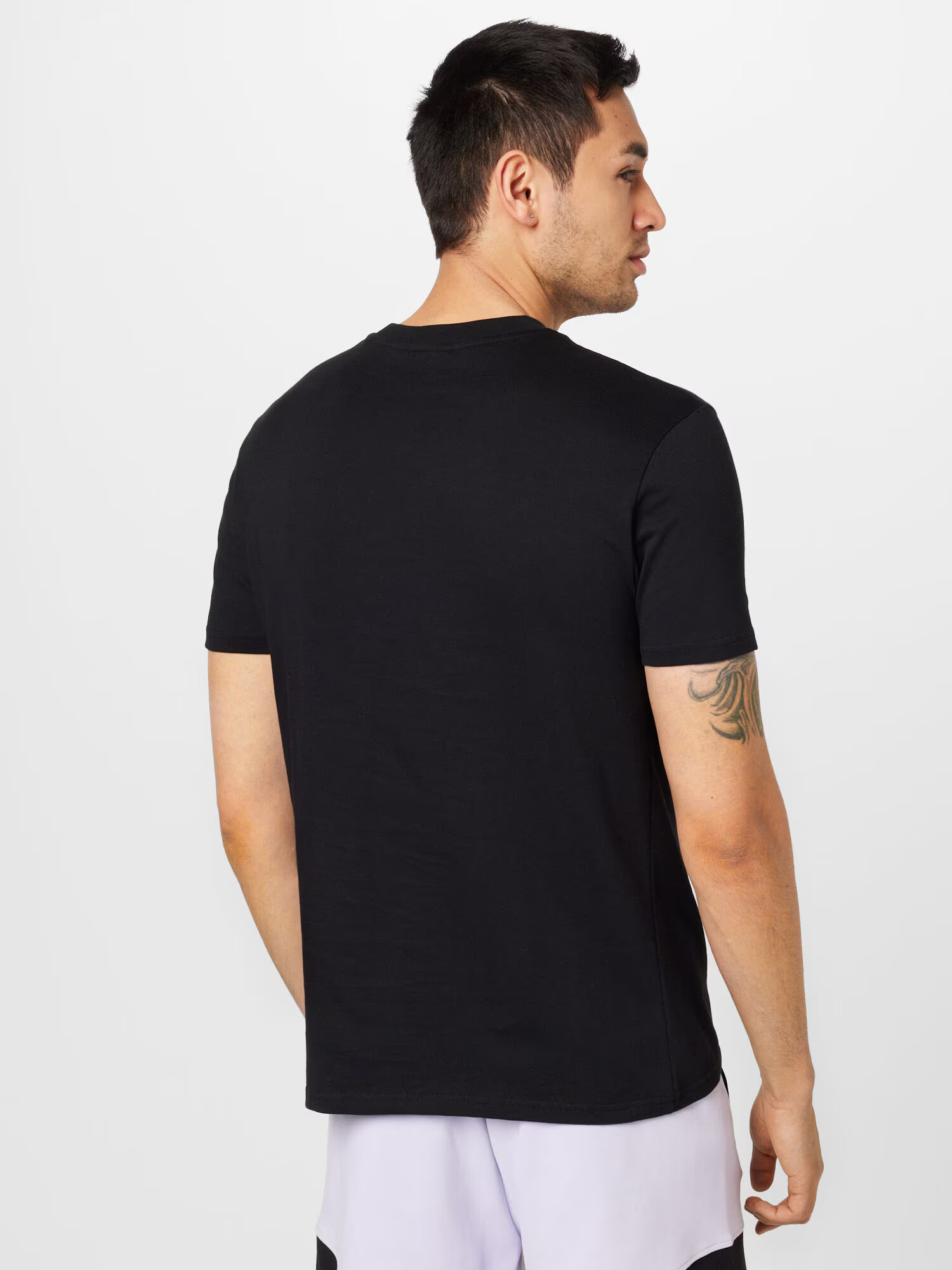 STRELLSON Tricou 'Trym' negru / alb - Pled.ro