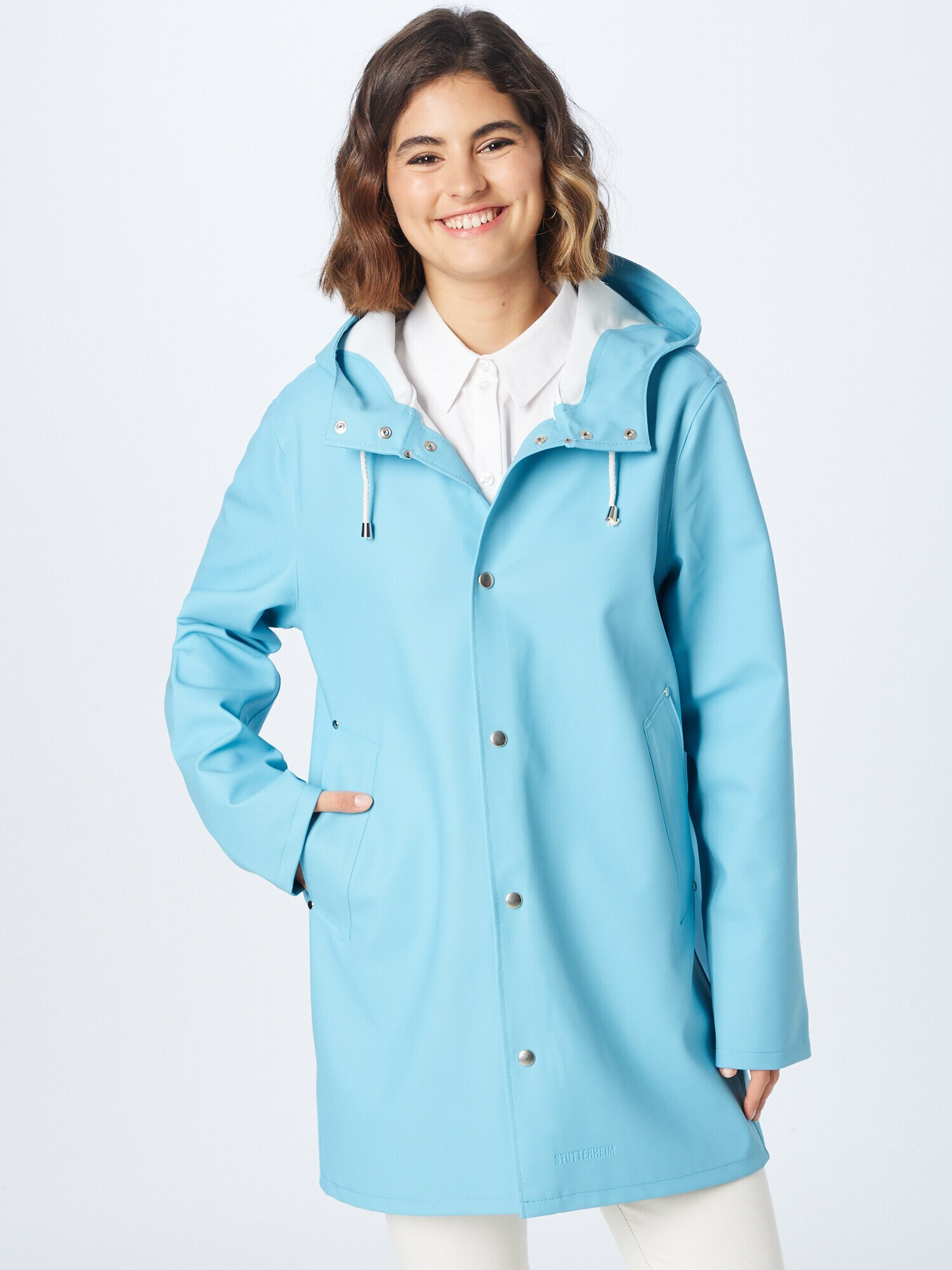 Stutterheim Geacă funcțională 'Stockholm' albastru aqua - Pled.ro