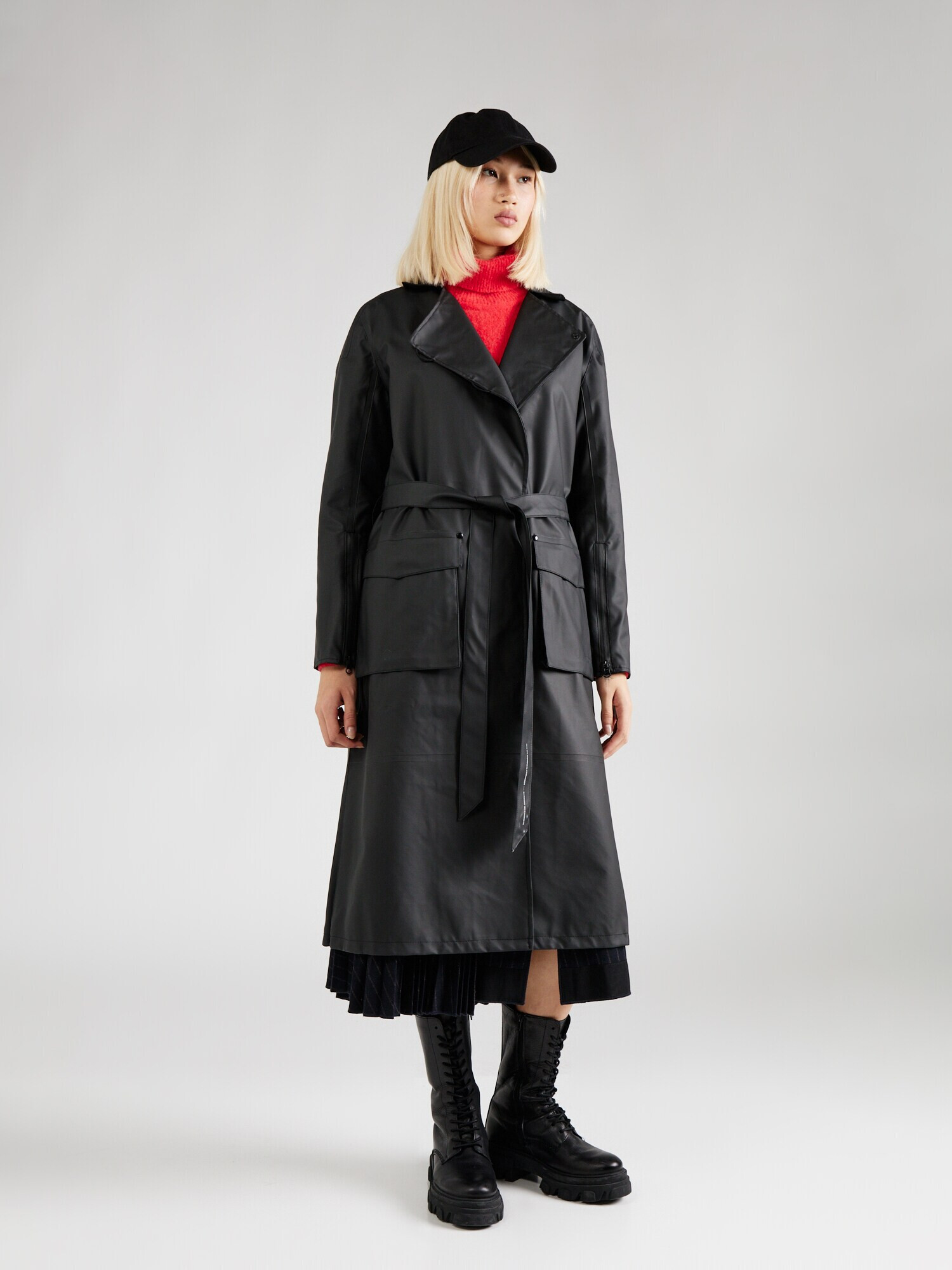 Stutterheim Palton de primăvară-toamnă 'Kista' negru - Pled.ro