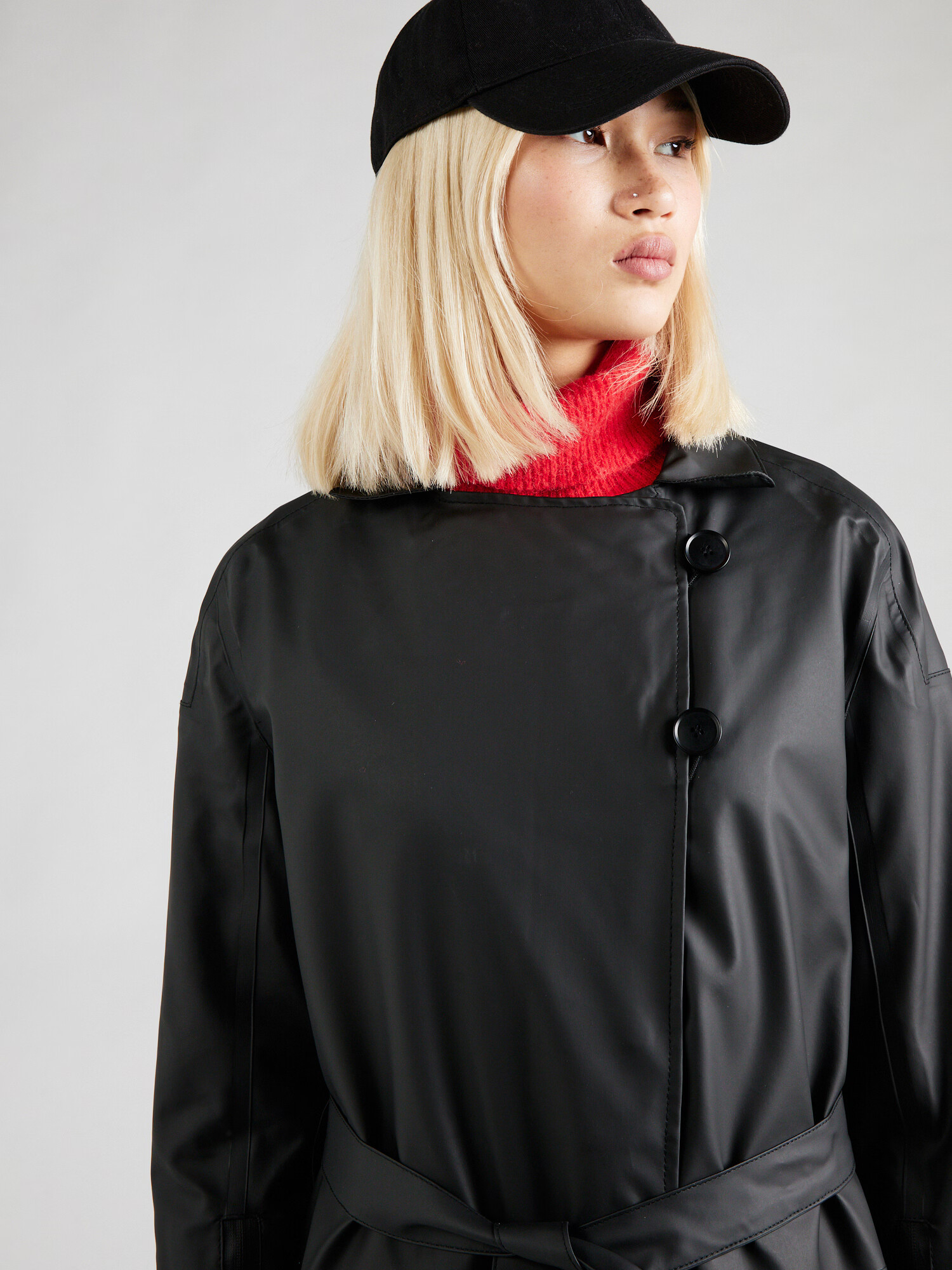 Stutterheim Palton de primăvară-toamnă 'Kista' negru - Pled.ro