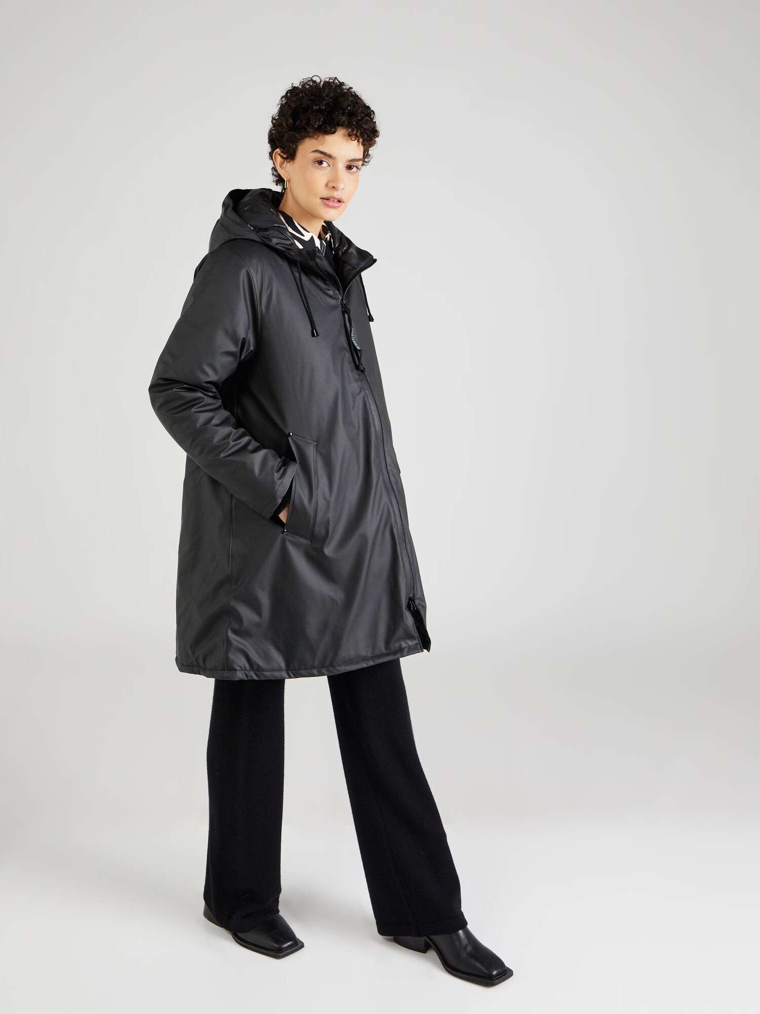 Stutterheim Palton de primăvară-toamnă negru - Pled.ro