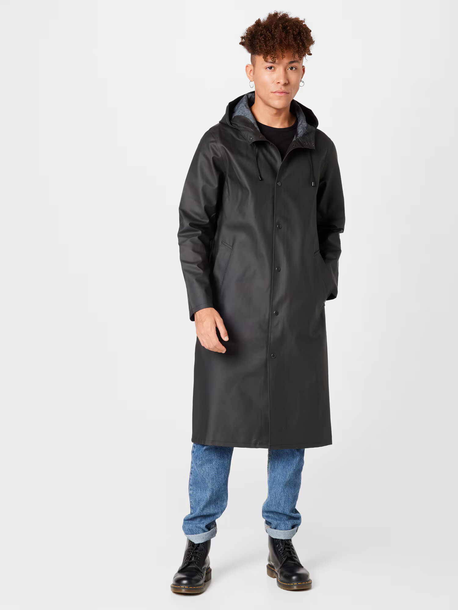 Stutterheim Palton de primăvară-toamnă 'Stockholm' negru - Pled.ro