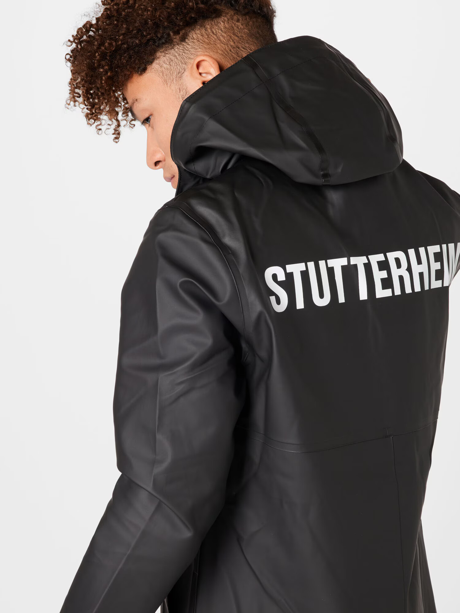 Stutterheim Palton de primăvară-toamnă 'Stockholm' negru - Pled.ro