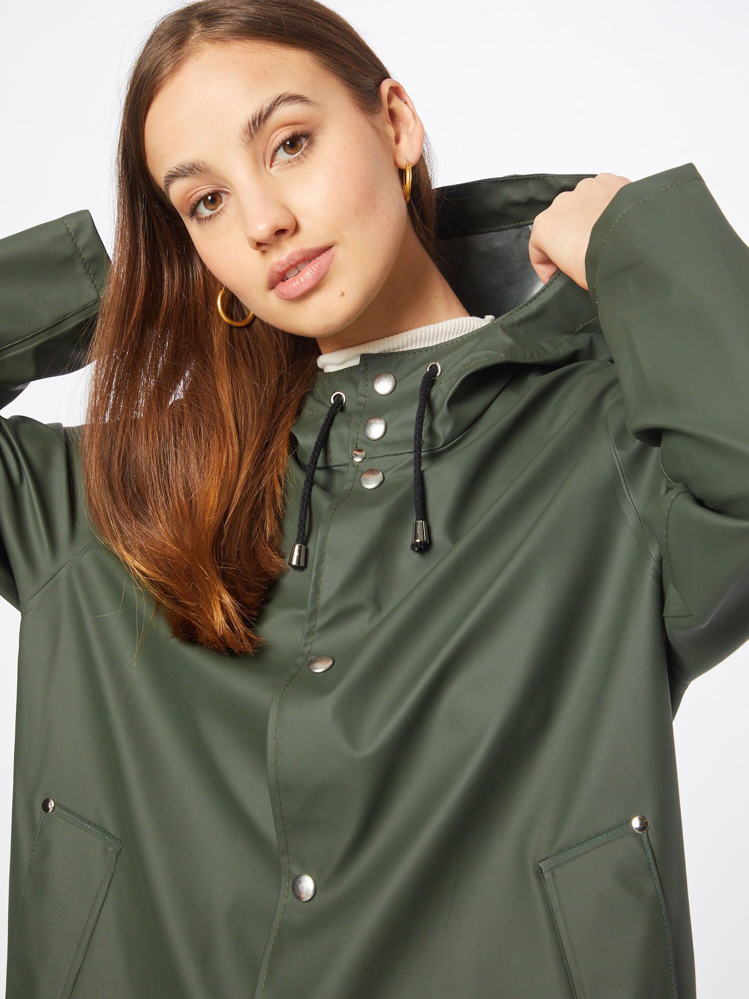 Stutterheim Palton de primăvară-toamnă 'Stockholm' verde închis - Pled.ro