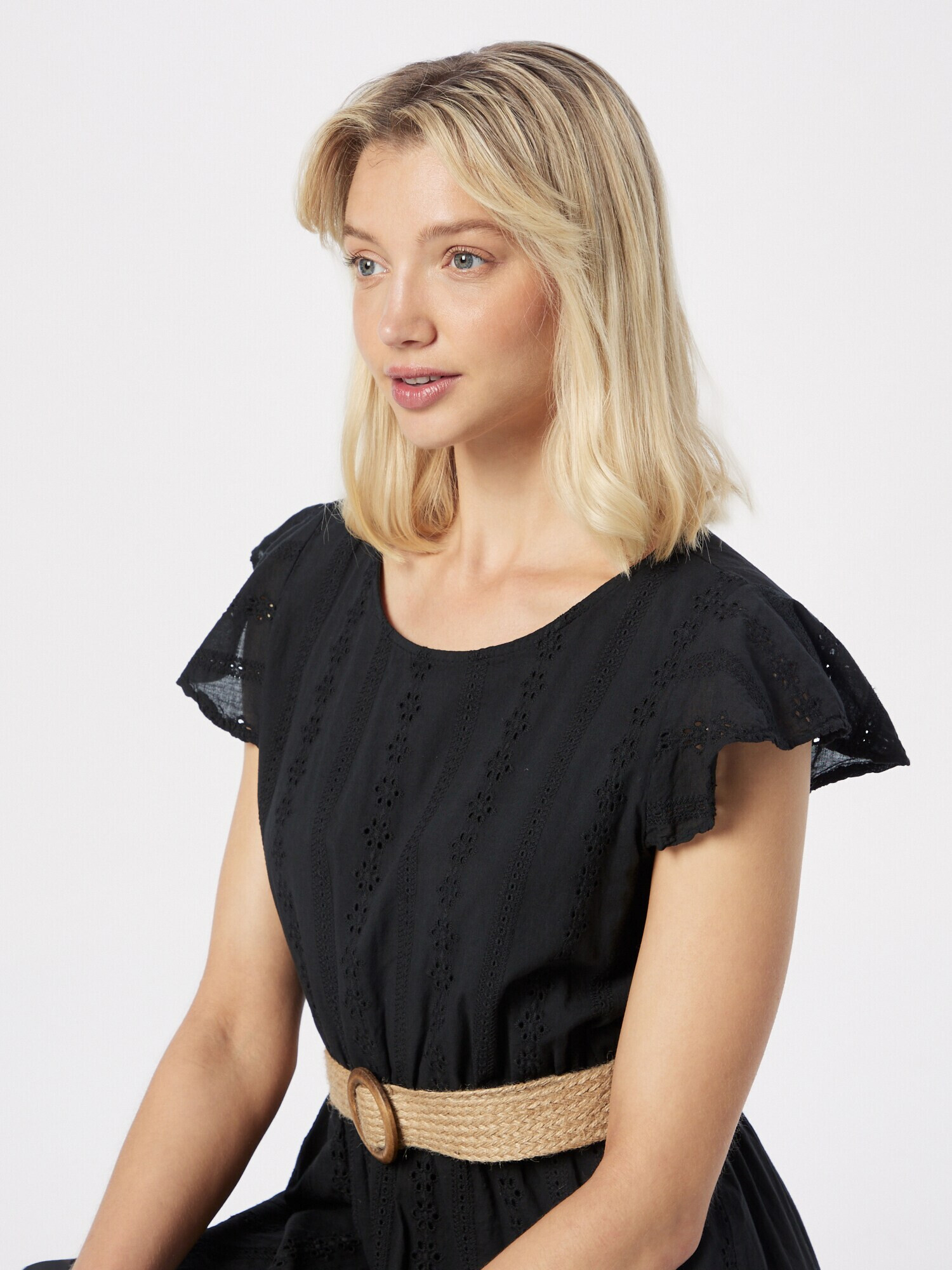 Sublevel Rochie de vară nisipiu / negru - Pled.ro