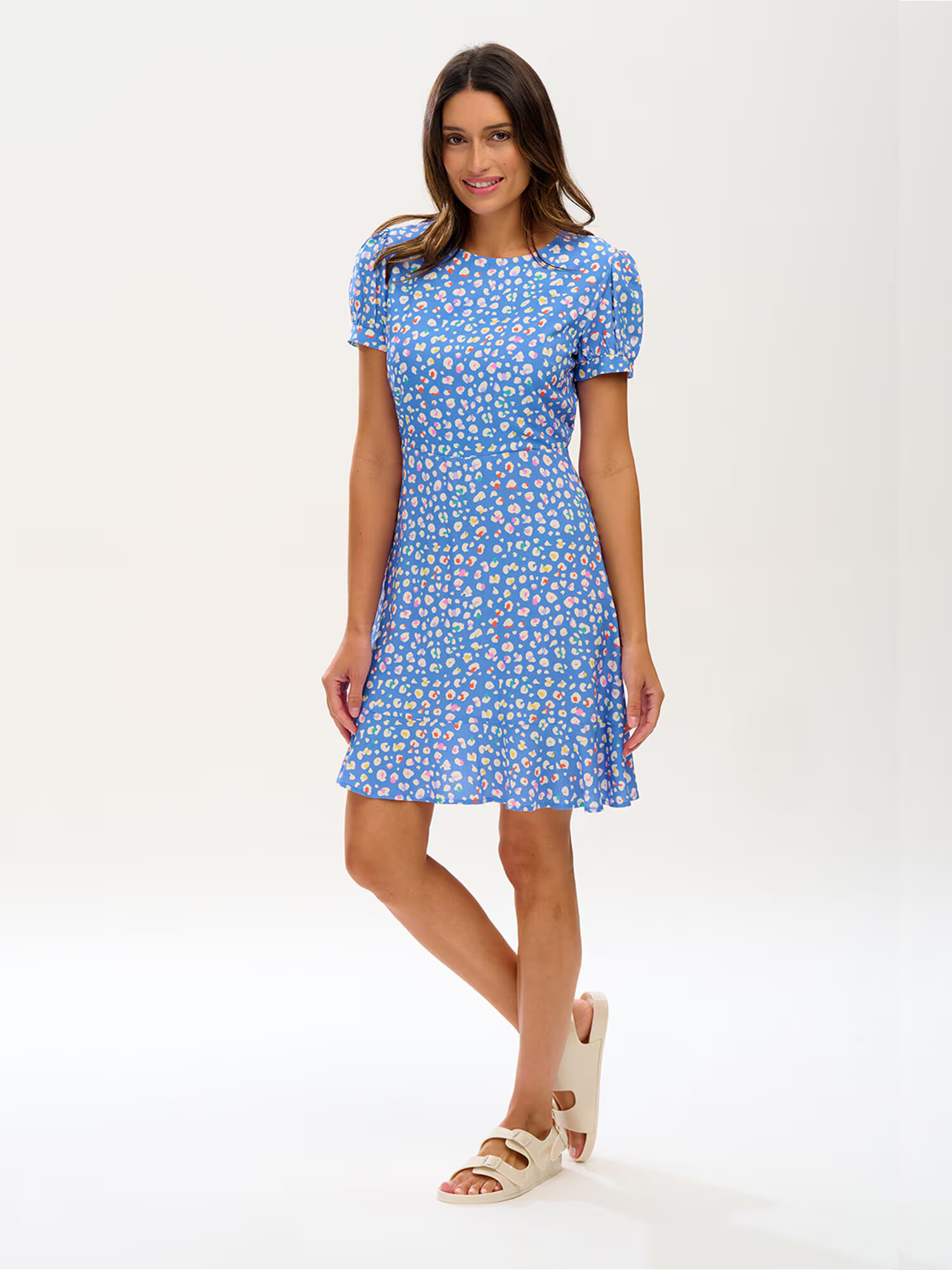 Sugarhill Brighton Rochie albastru / portocaliu / alb - Pled.ro