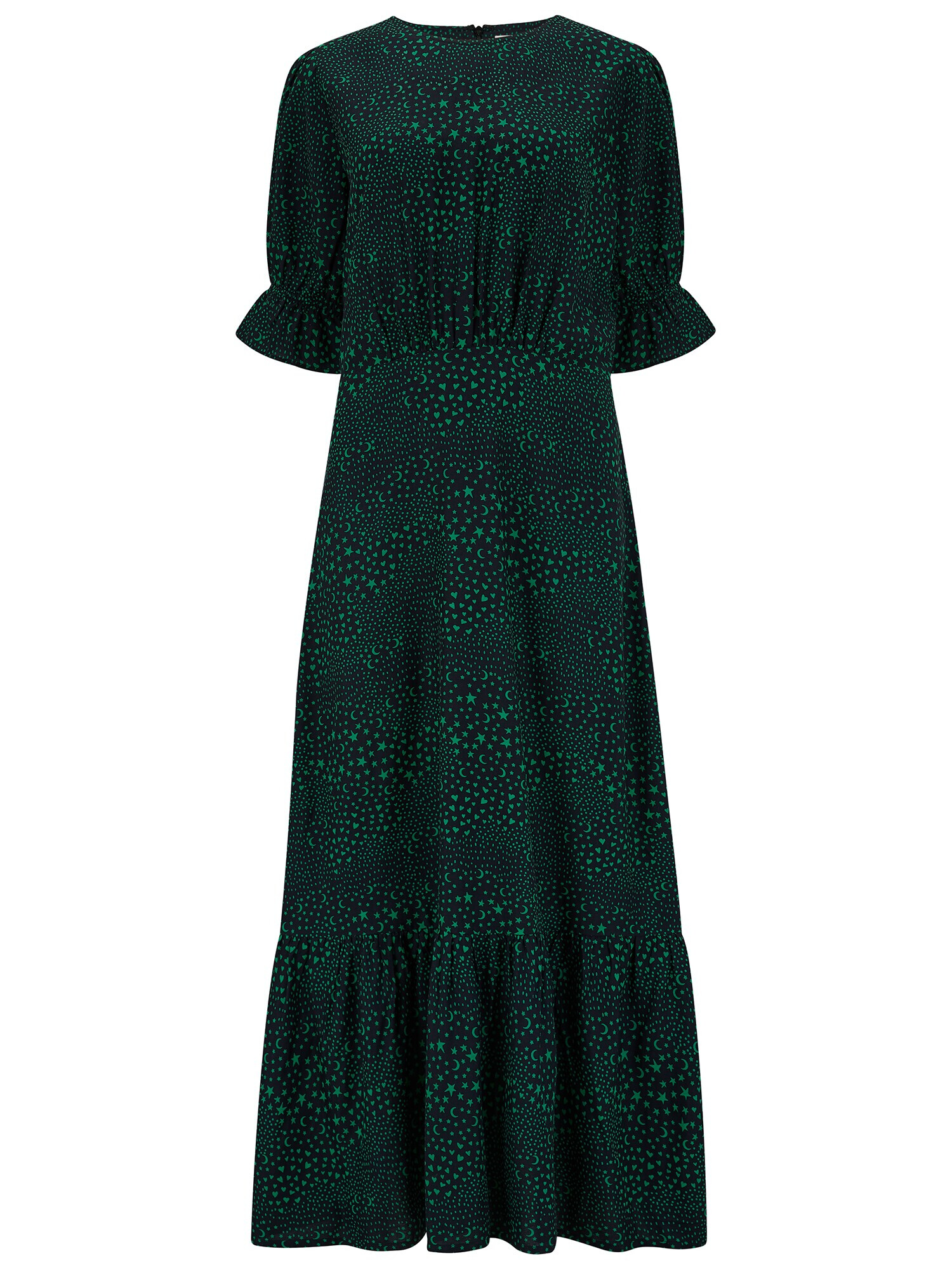 Sugarhill Brighton Rochie 'AMILIE' verde / negru - Pled.ro