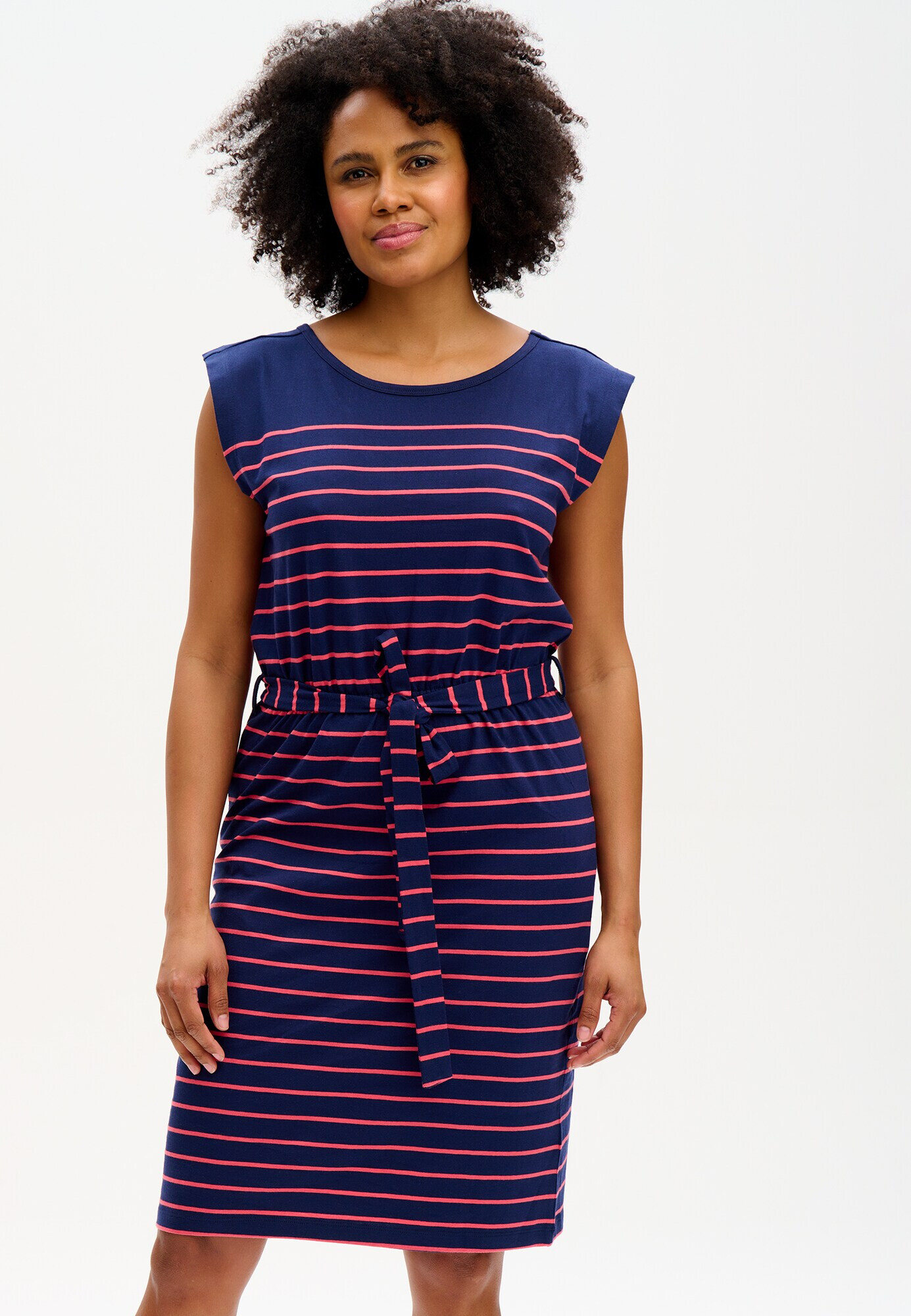 Sugarhill Brighton Rochie 'HETTY' bleumarin / roz - Pled.ro