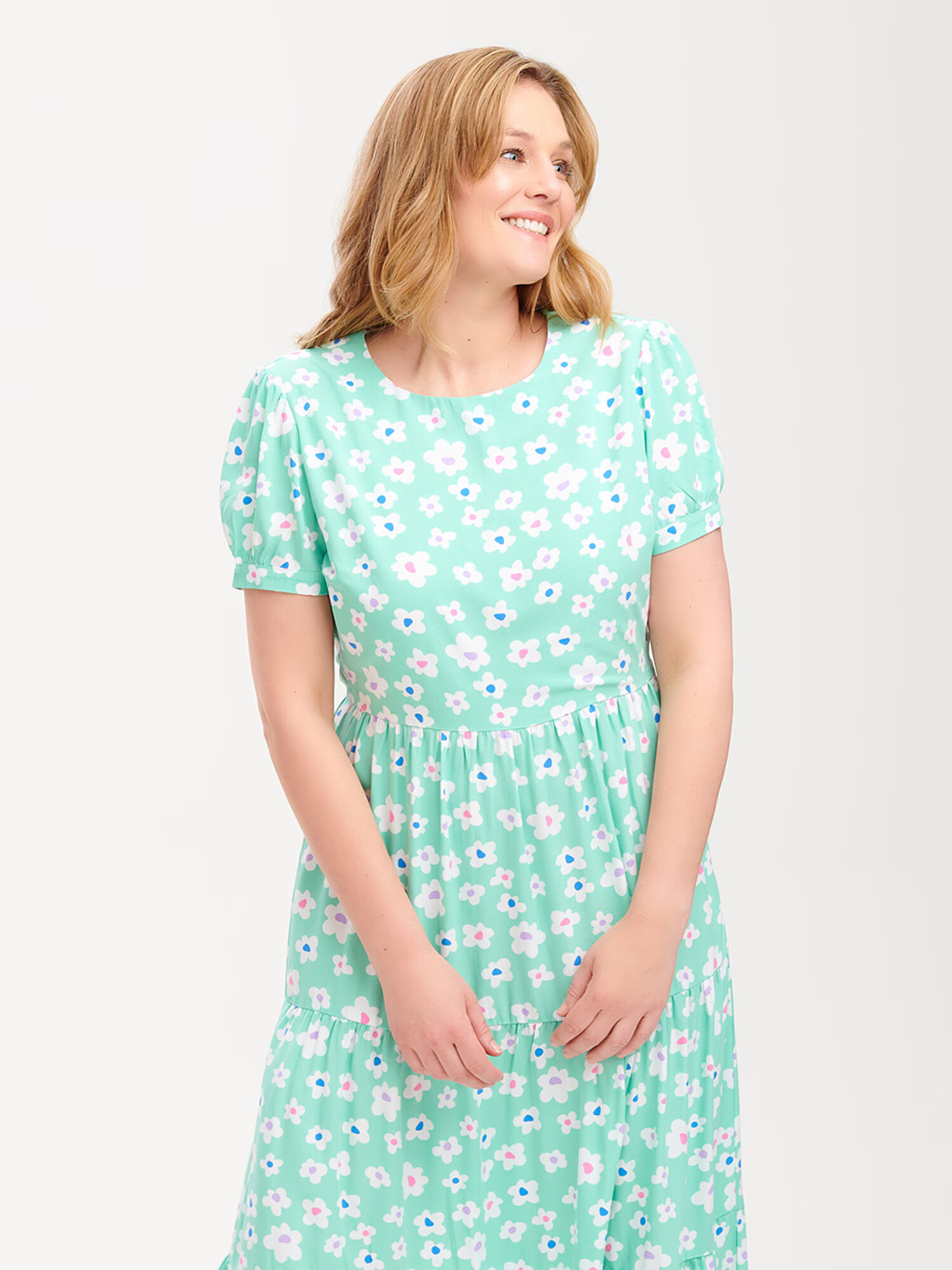 Sugarhill Brighton Rochie 'Polly' albastru / verde mentă / lila / roz deschis - Pled.ro