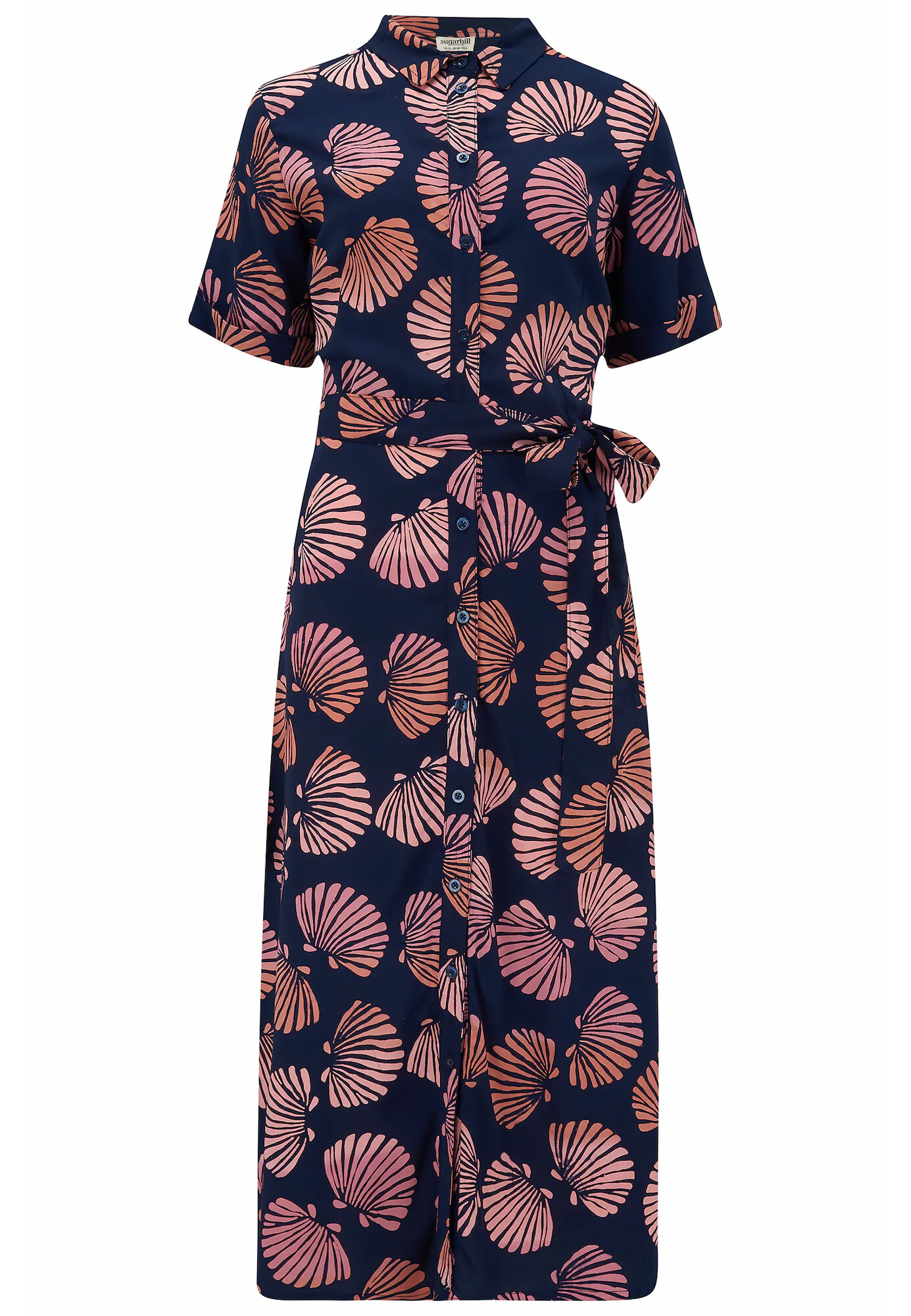 Sugarhill Brighton Rochie tip bluză 'LAURETTA SHELL BATIK ' bleumarin / roz - Pled.ro