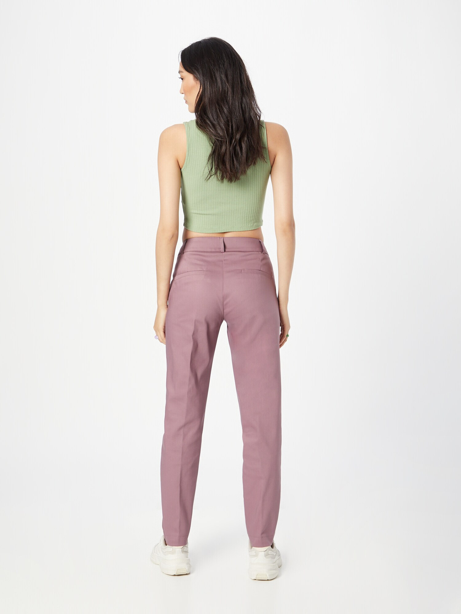 Summum Pantaloni cu dungă mauve - Pled.ro