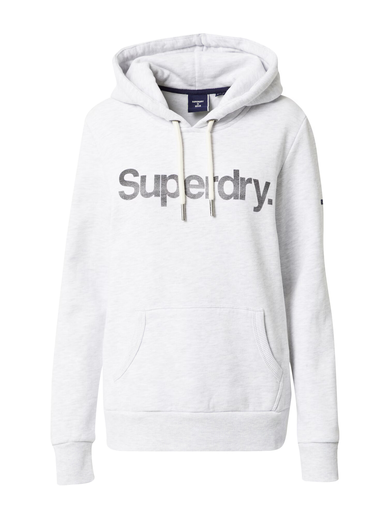 Superdry Bluză de molton alb - Pled.ro