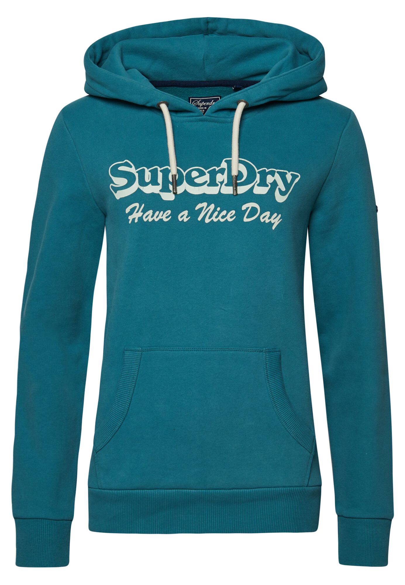 Superdry Bluză de molton albastru marin / negru / alb - Pled.ro