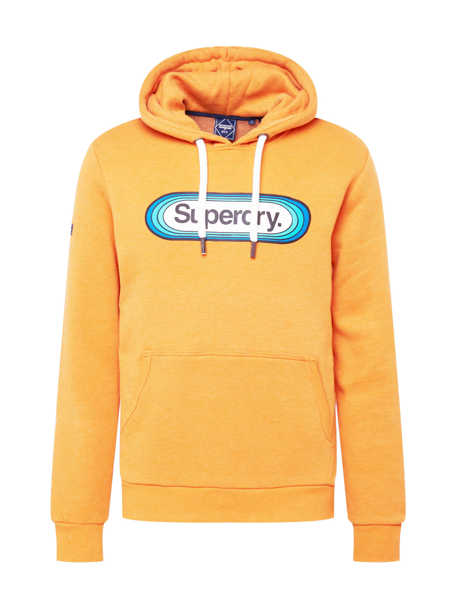 Superdry Bluză de molton albastru / turcoaz / portocaliu / alb - Pled.ro