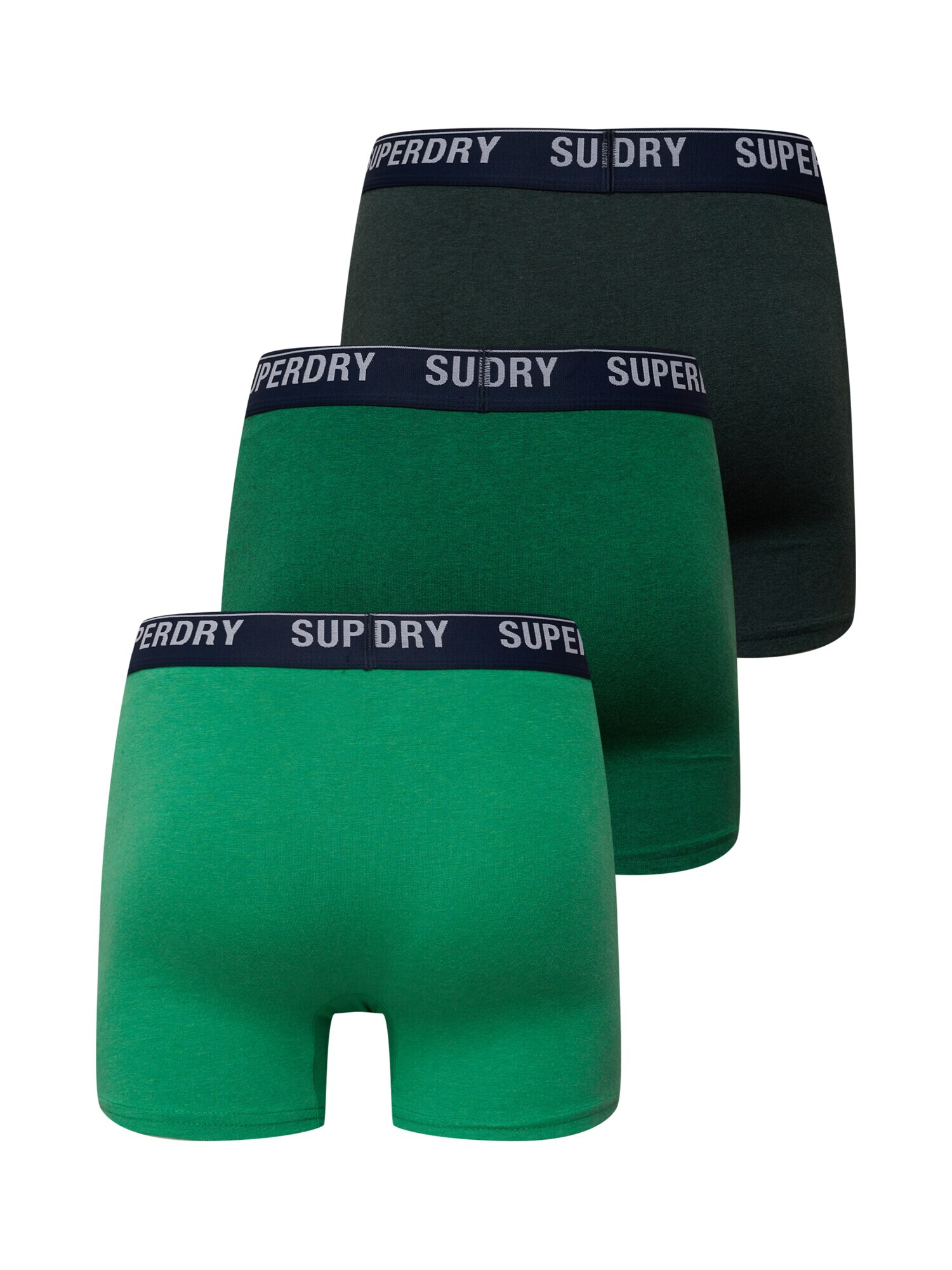 Superdry Boxeri albastru marin / gri deschis / verde / verde pin / verde iarbă - Pled.ro