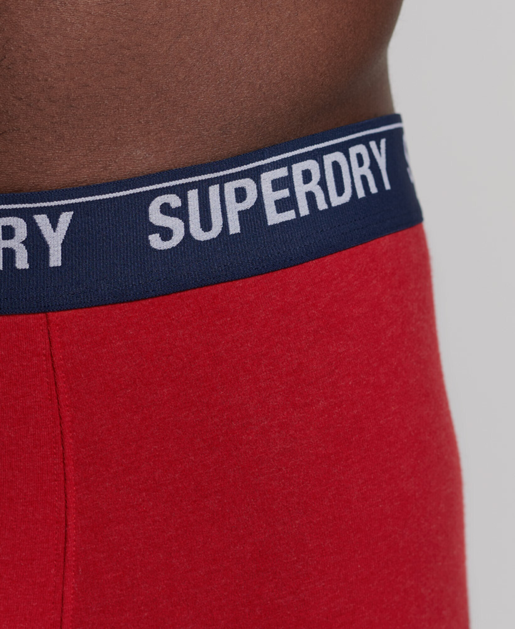 Superdry Boxeri albastru / roșu / roșu burgundy - Pled.ro