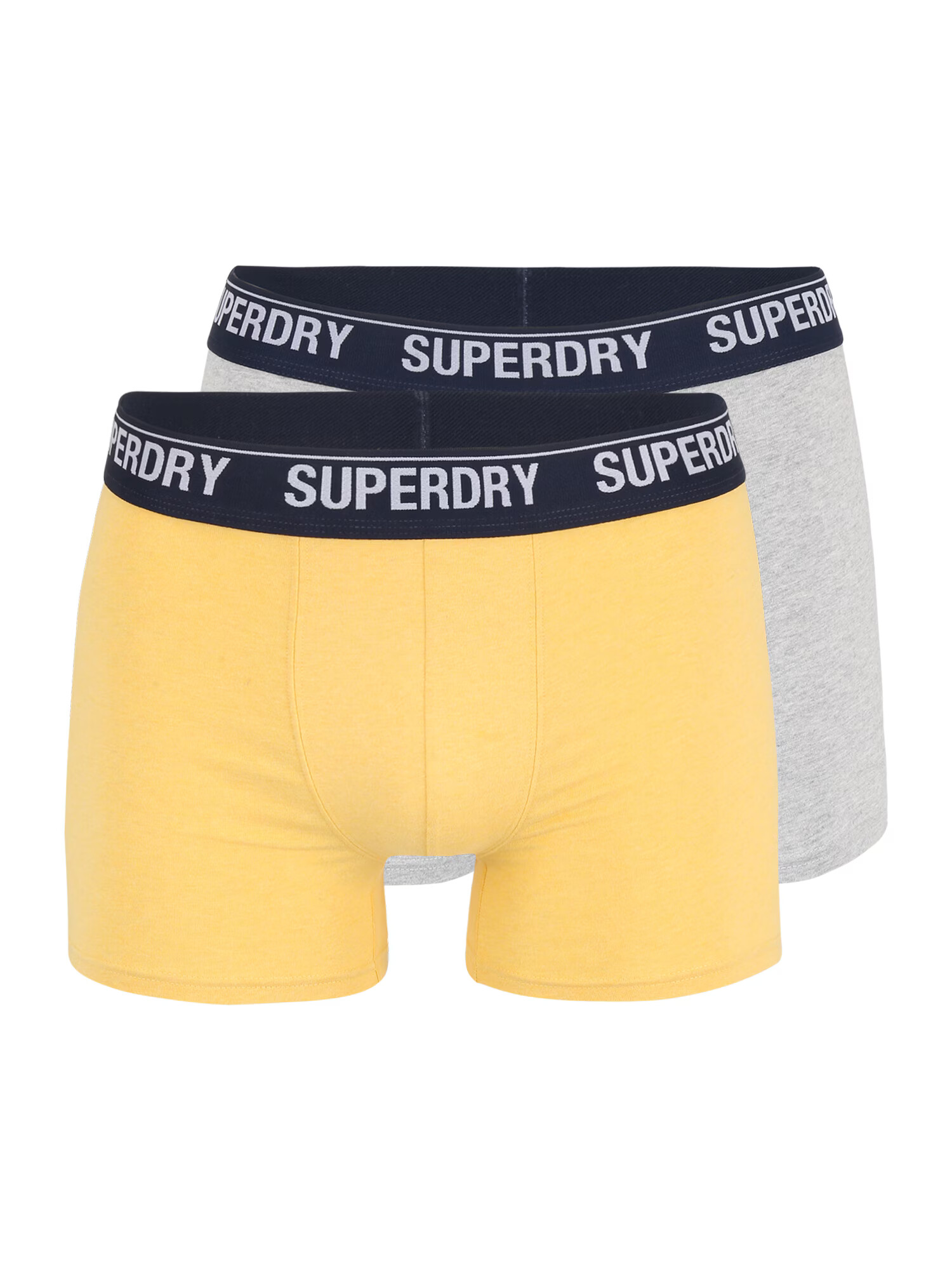 Superdry Boxeri galben muștar / gri / negru / alb - Pled.ro