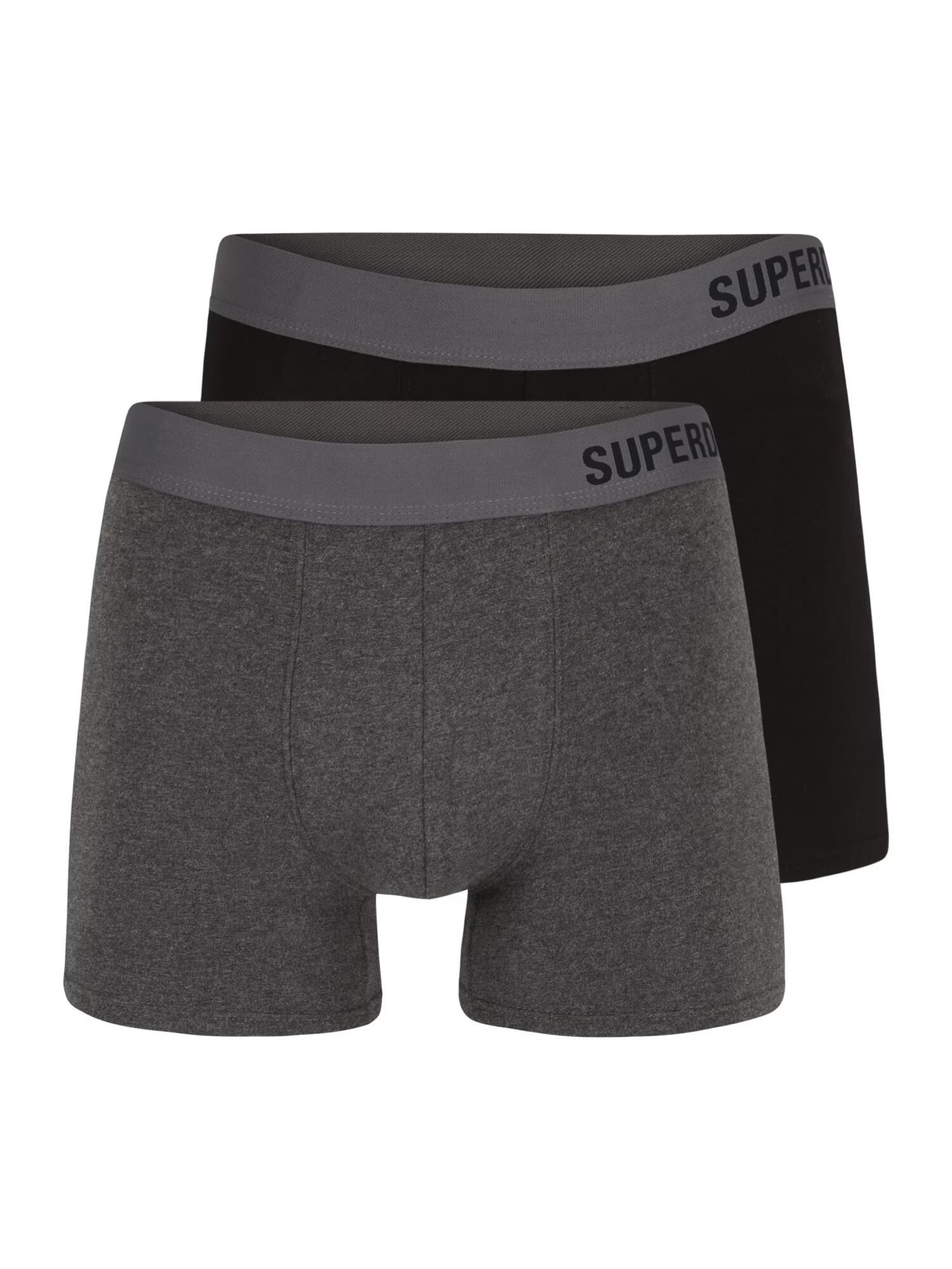 Superdry Boxeri gri închis / negru - Pled.ro