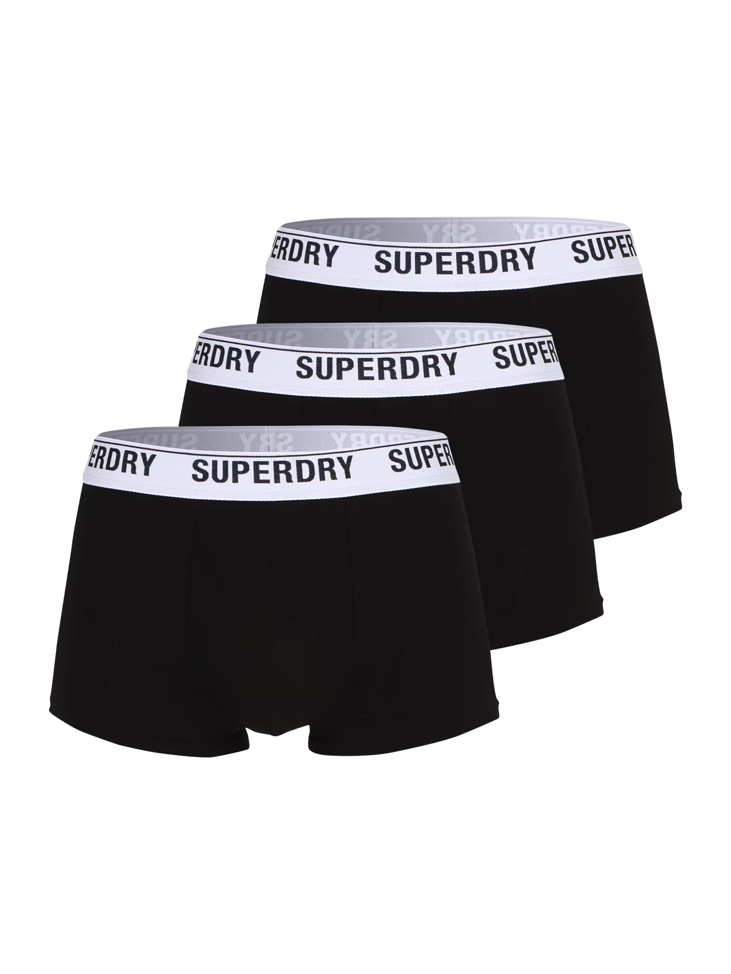 Superdry Boxeri negru / alb - Pled.ro