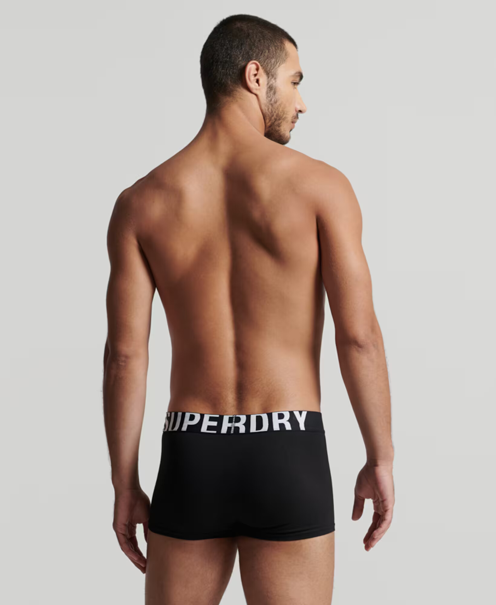 Superdry Boxeri negru / alb - Pled.ro