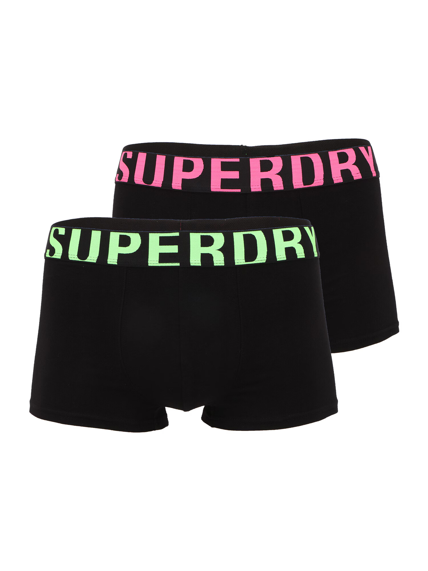 Superdry Boxeri verde limetă / roz / negru - Pled.ro