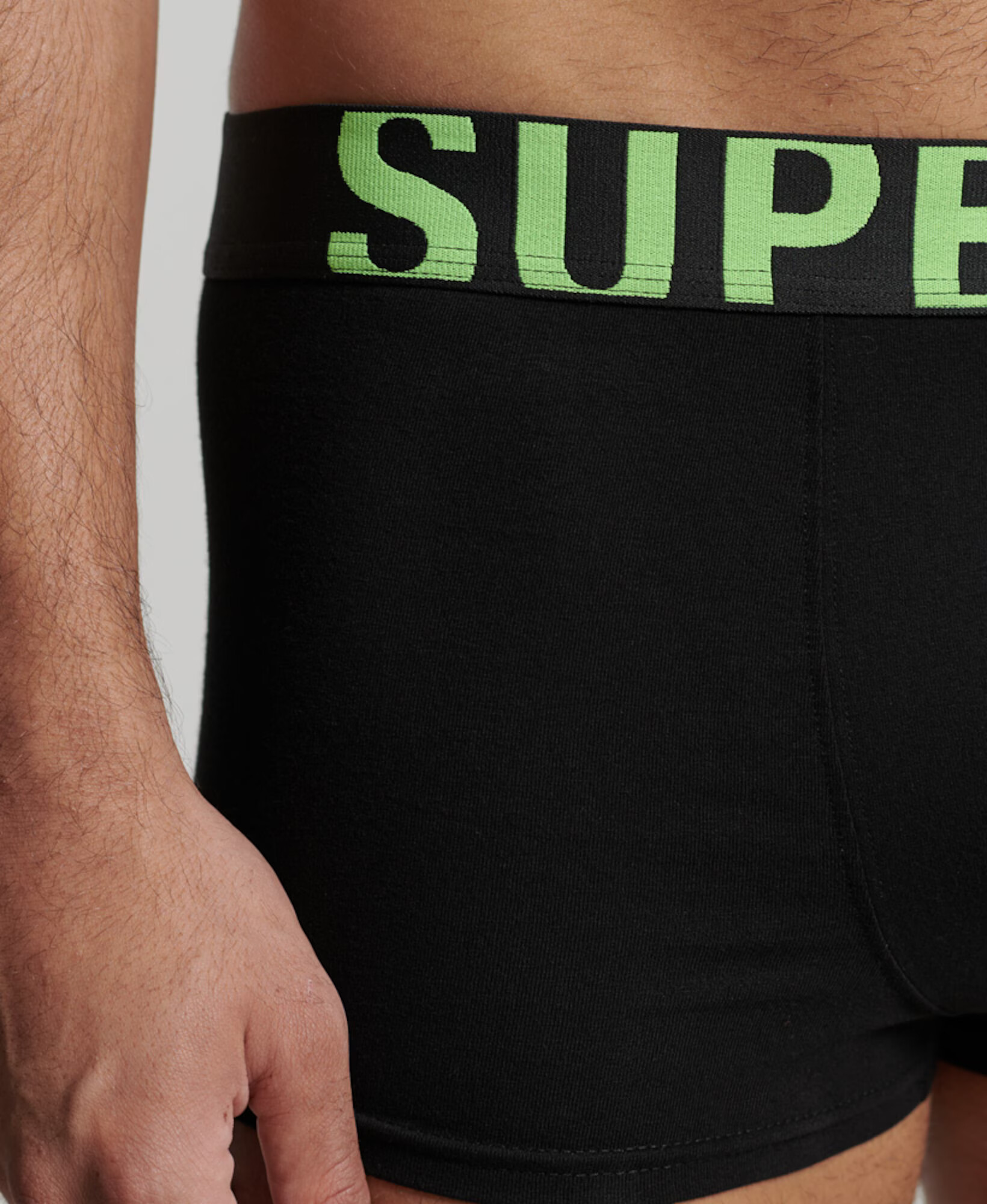 Superdry Boxeri verde limetă / roz / negru - Pled.ro