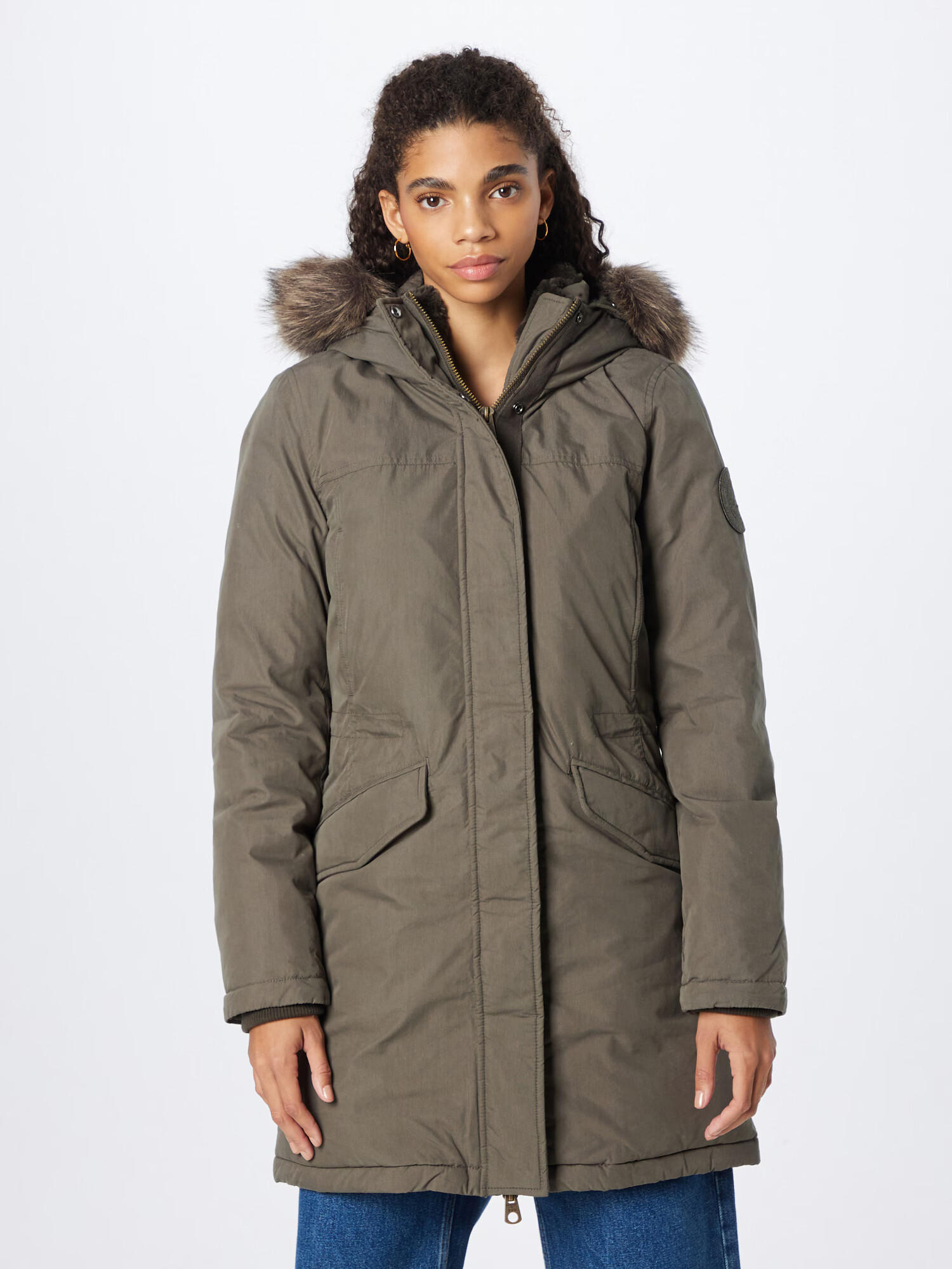 Superdry Parka de iarnă 'Everest' kaki - Pled.ro