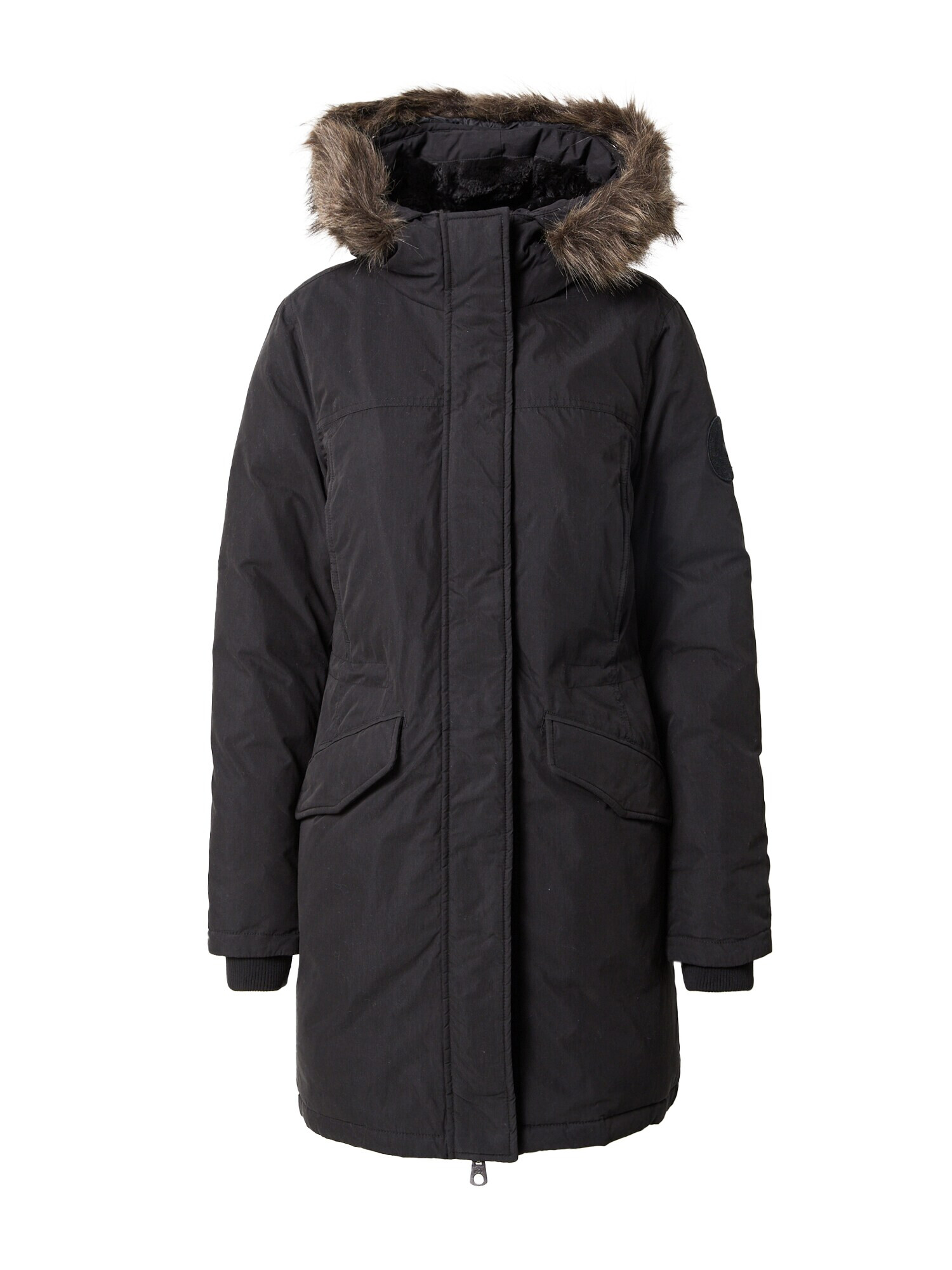 Superdry Parka de iarnă 'Everest' maro / negru - Pled.ro