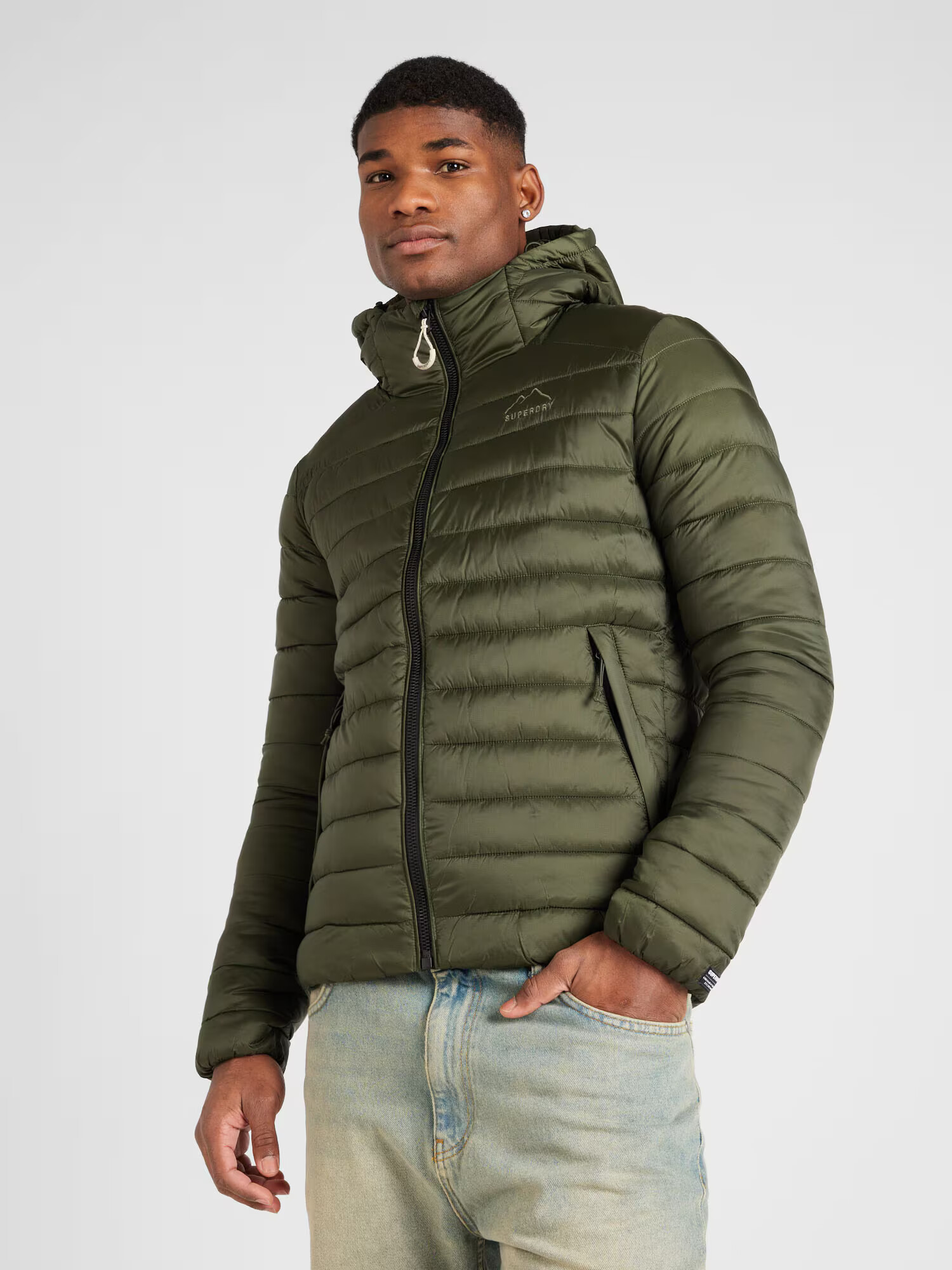 Superdry Geacă de iarnă 'Fuji' verde închis - Pled.ro