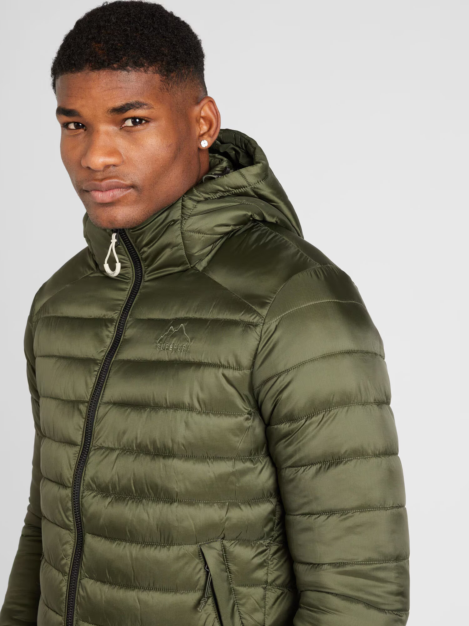 Superdry Geacă de iarnă 'Fuji' verde închis - Pled.ro