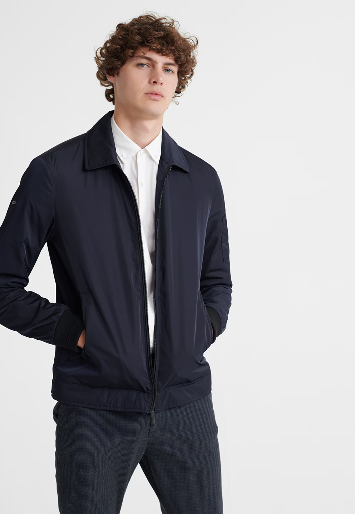 Superdry Geacă de primăvară-toamnă 'Edit Harrington' bleumarin - Pled.ro