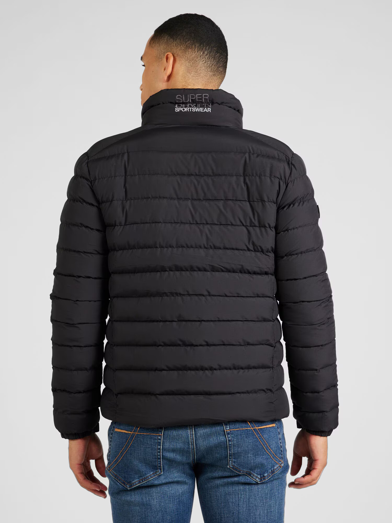 Superdry Geacă de primăvară-toamnă 'Fuji' bleumarin / roșu / negru / alb - Pled.ro