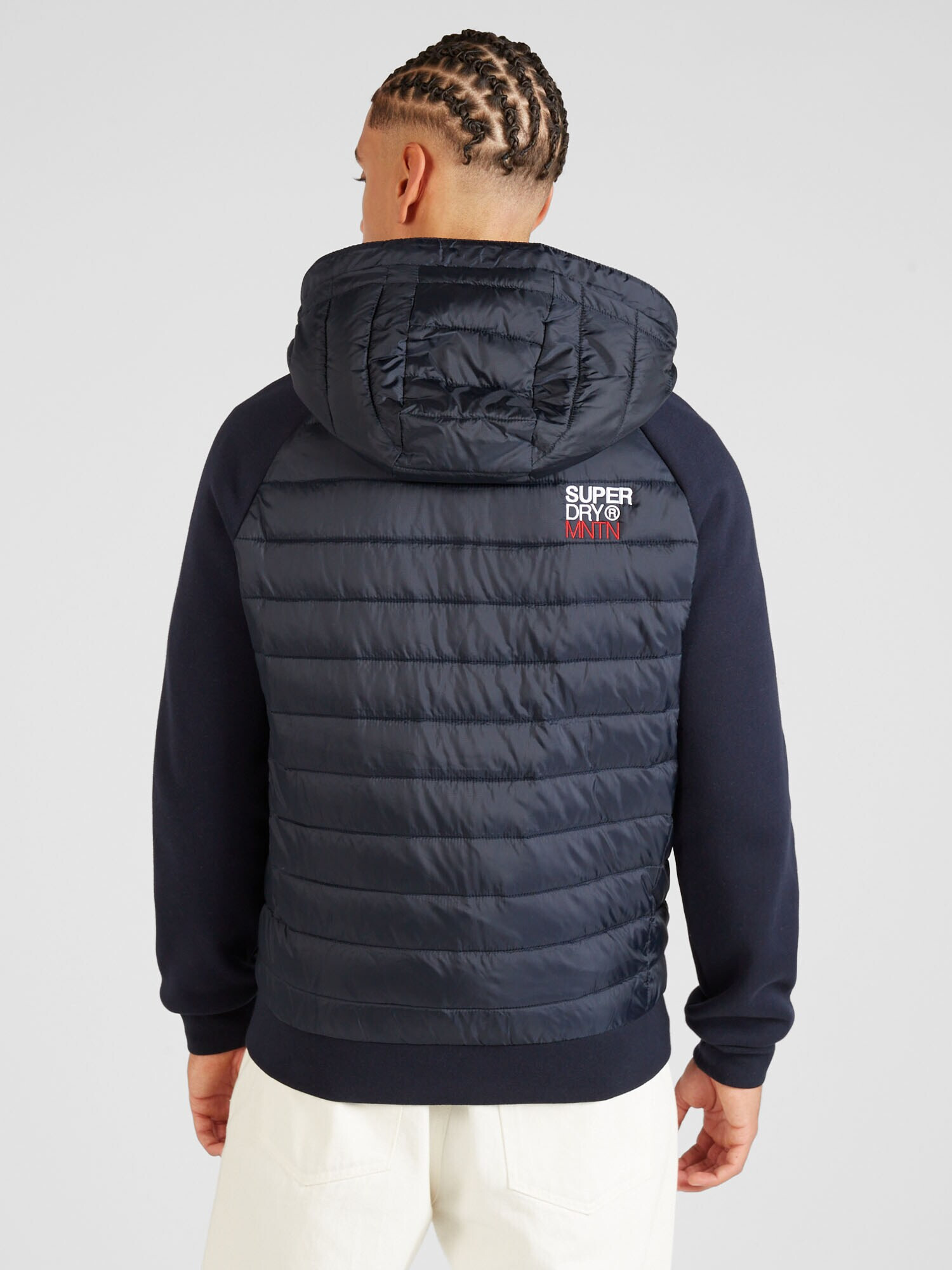 Superdry Geacă de primăvară-toamnă 'Storm' albastru marin / roși aprins - Pled.ro