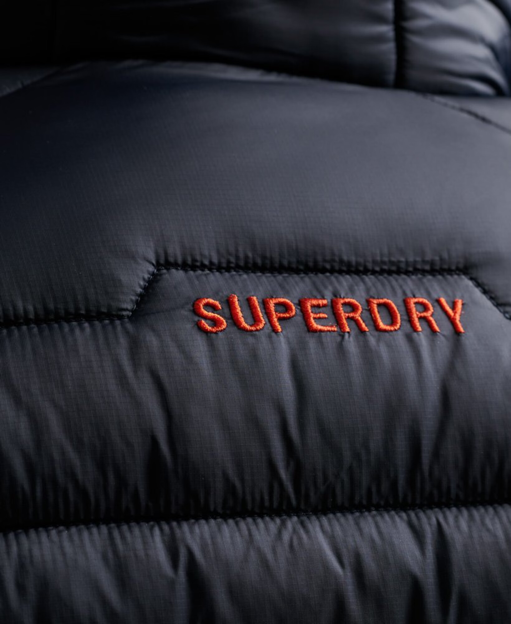 Superdry Geacă de iarnă 'Fuji ' albastru marin / portocaliu - Pled.ro