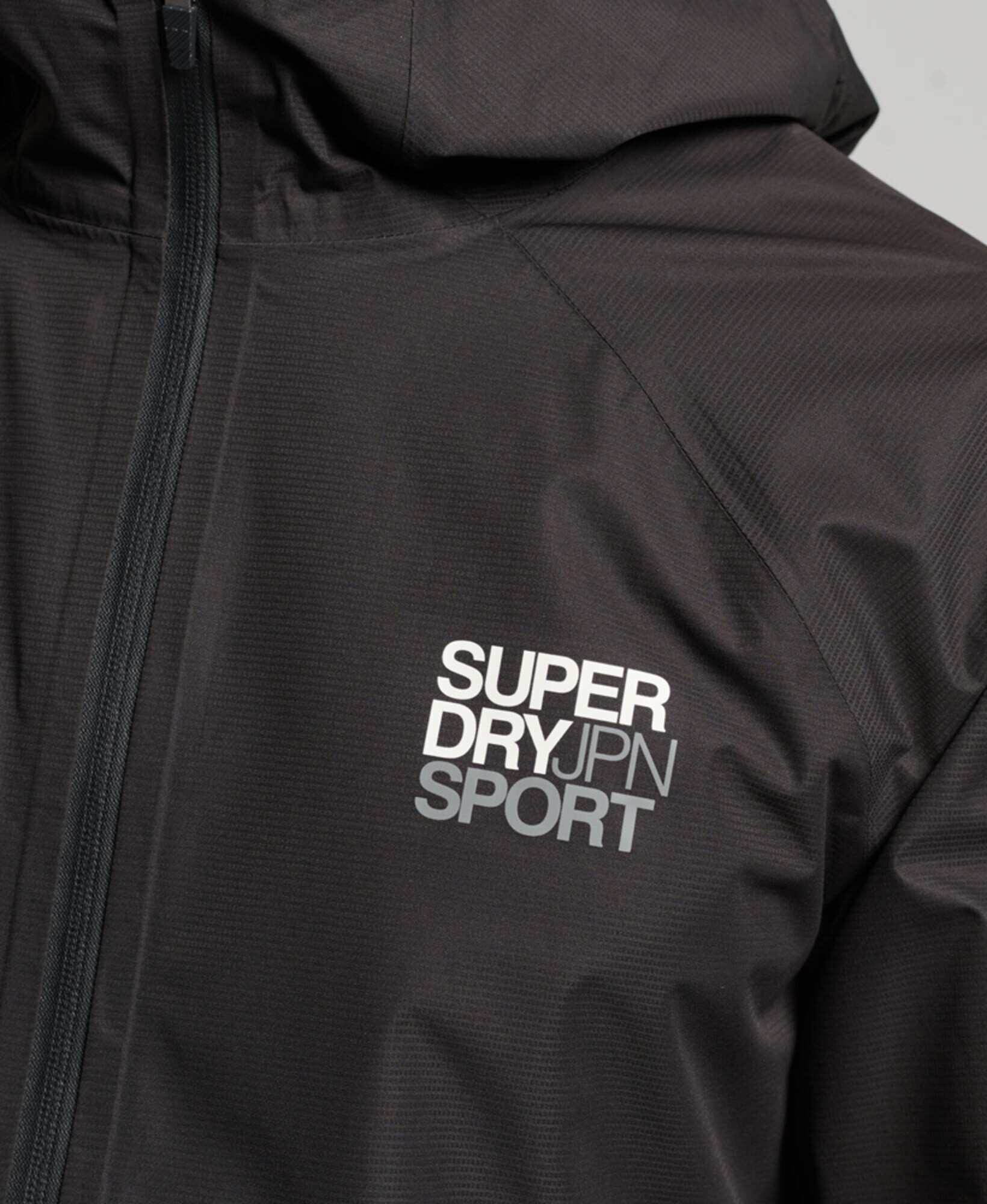 Superdry Geacă sport gri închis / negru / alb - Pled.ro