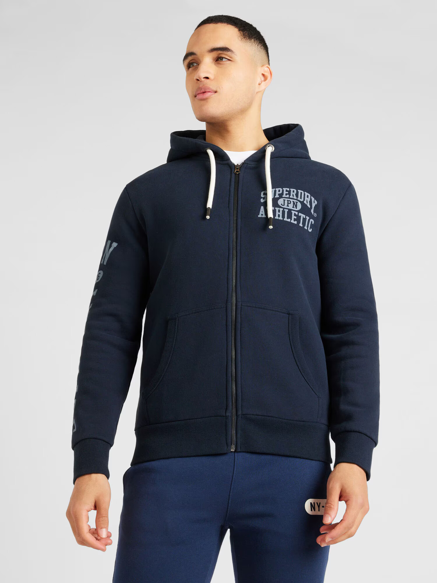 Superdry Hanorac azur / albastru închis - Pled.ro