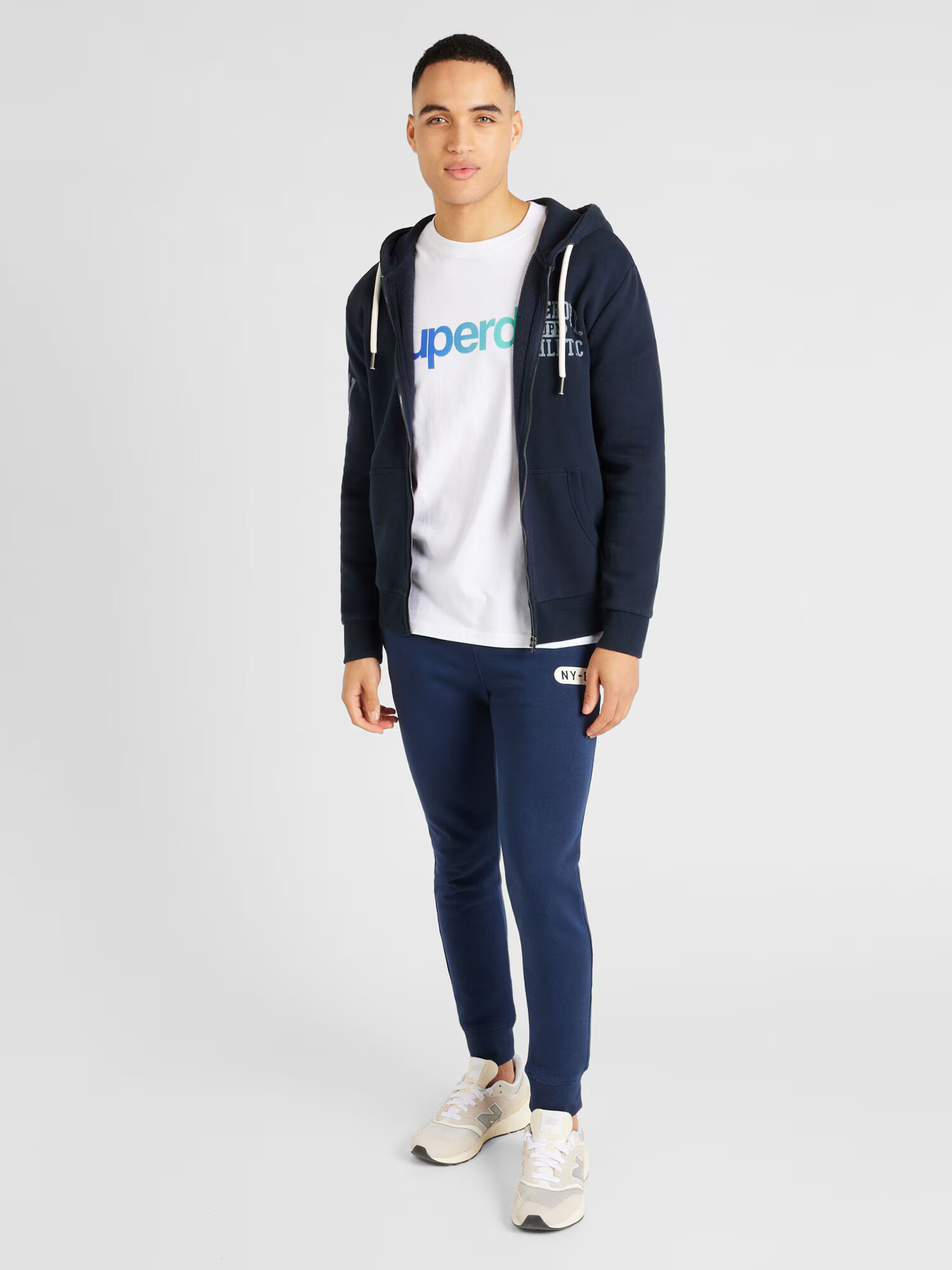 Superdry Hanorac azur / albastru închis - Pled.ro